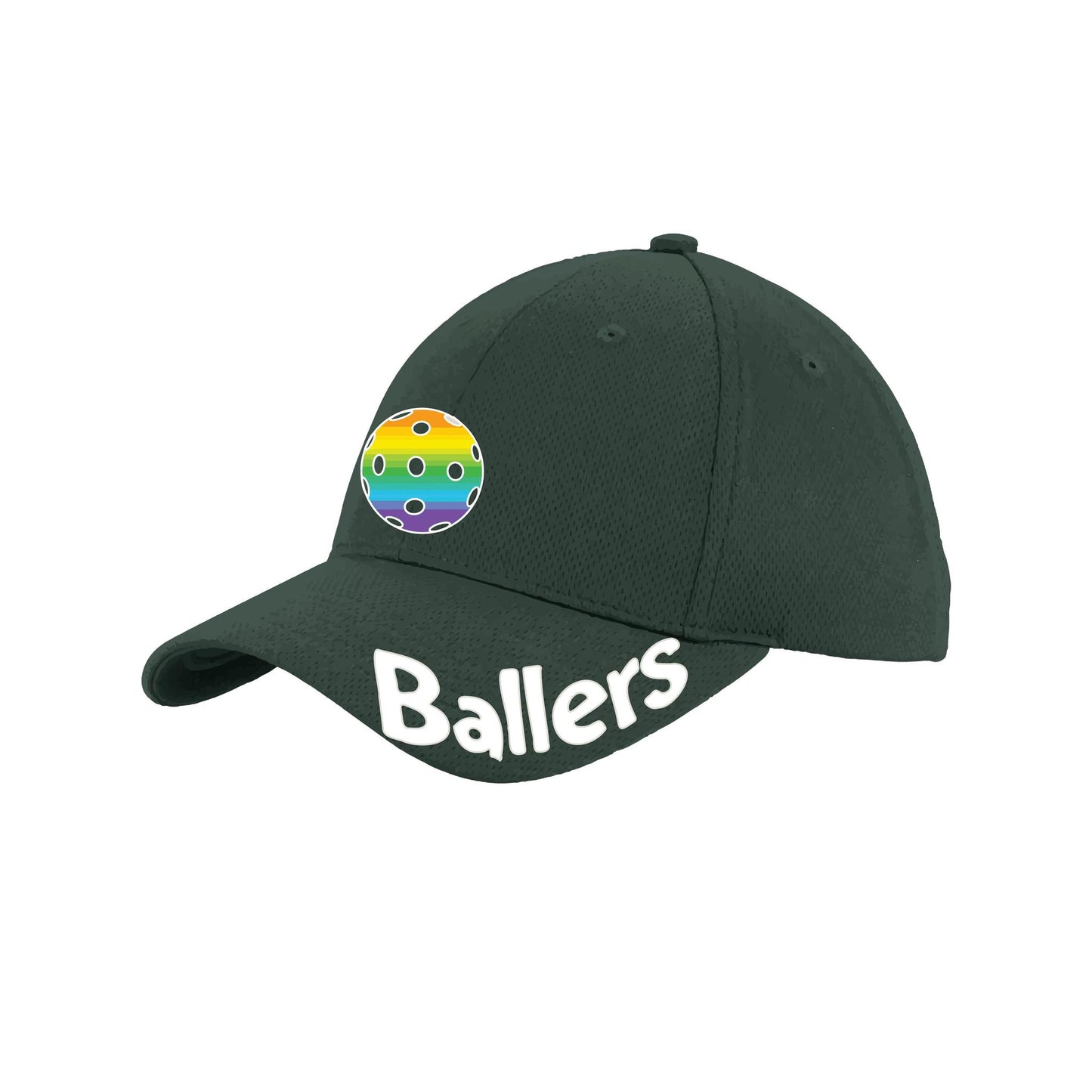 Ballers With Pickleballs (Customizable) | Pickleball Hat | Moisture-Wicking 100% Polyester