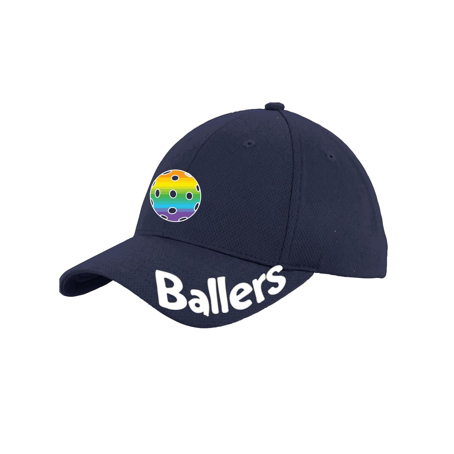 Ballers With Pickleballs (Customizable) | Pickleball Hat | Moisture-Wicking 100% Polyester