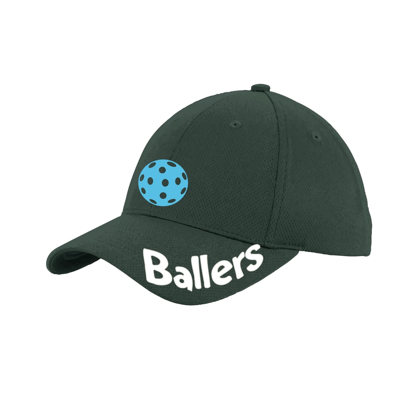 Ballers With Pickleballs (Customizable) | Pickleball Hat | Moisture-Wicking 100% Polyester