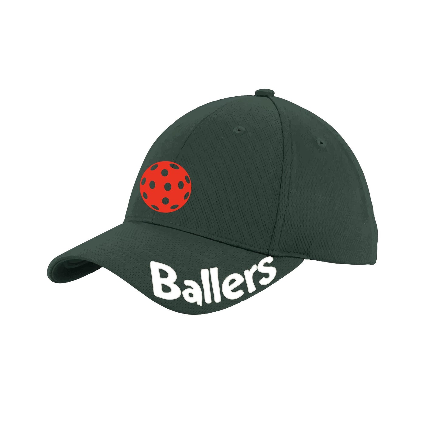 Ballers With Pickleballs (Customizable) | Pickleball Hat | Moisture-Wicking 100% Polyester