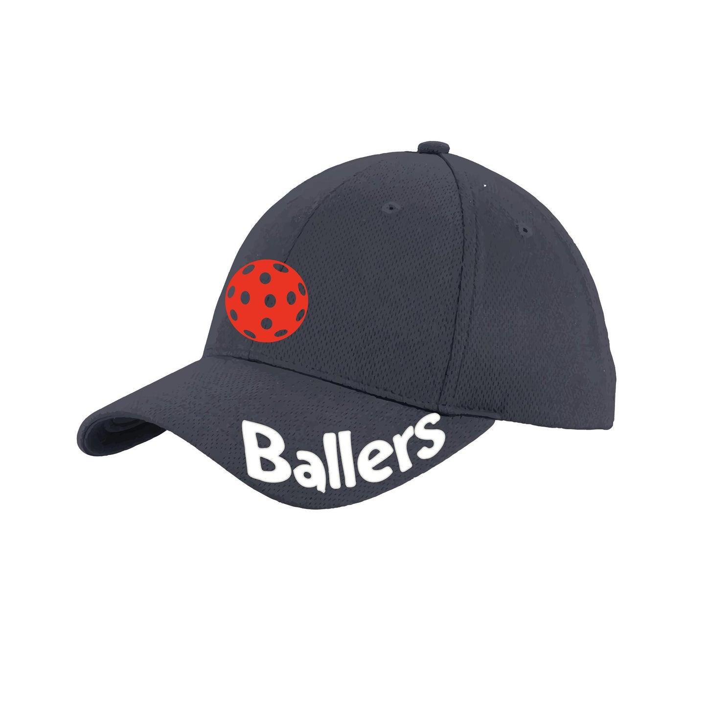 Ballers With Pickleballs (Customizable) | Pickleball Hat | Moisture-Wicking 100% Polyester