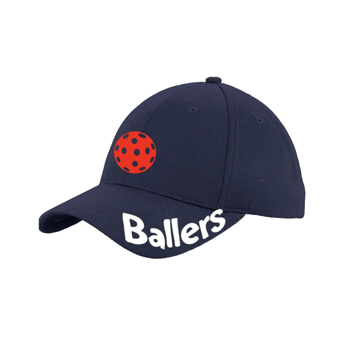 Ballers With Pickleballs (Customizable) | Pickleball Hat | Moisture-Wicking 100% Polyester
