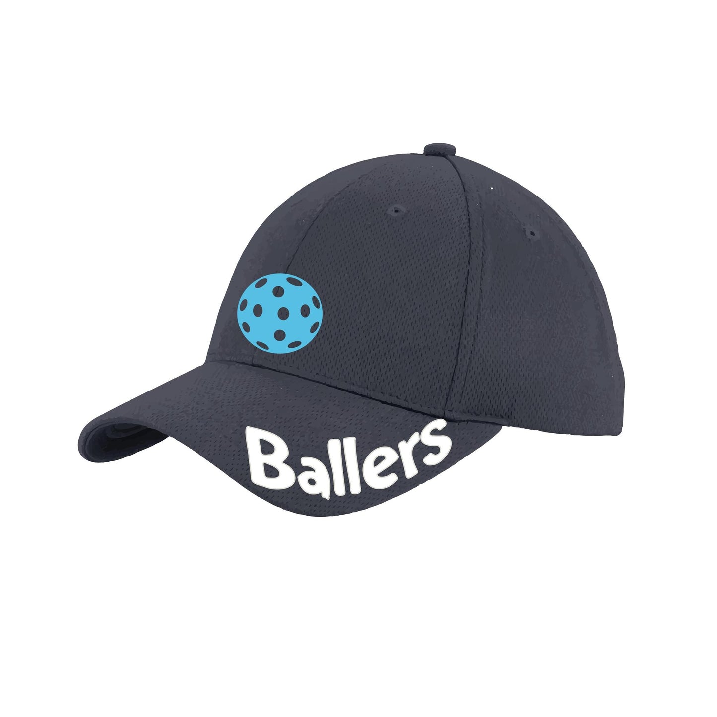 Ballers With Pickleballs (Customizable) | Pickleball Hat | Moisture-Wicking 100% Polyester