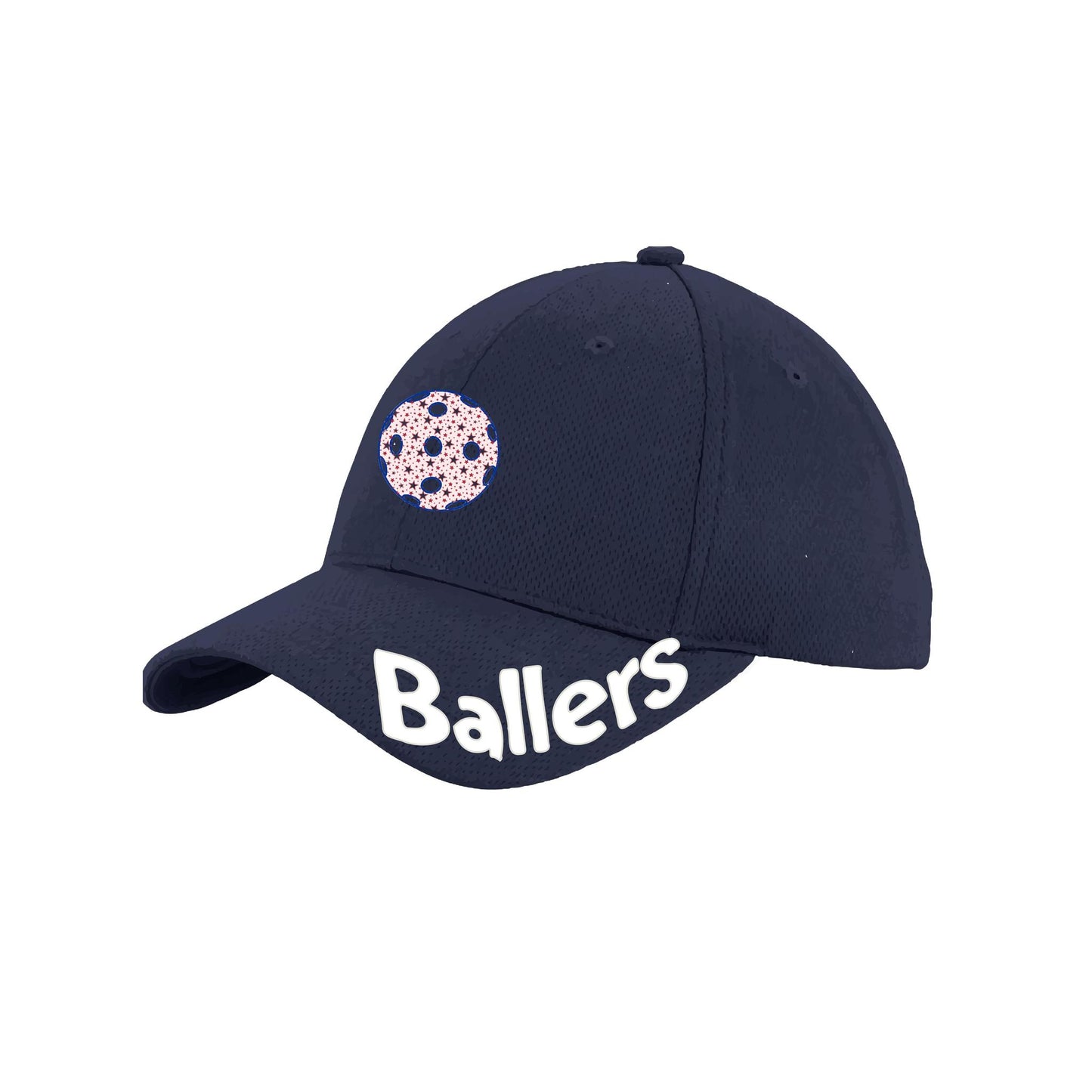 Ballers With Pickleballs (Customizable) | Pickleball Hat | Moisture-Wicking 100% Polyester
