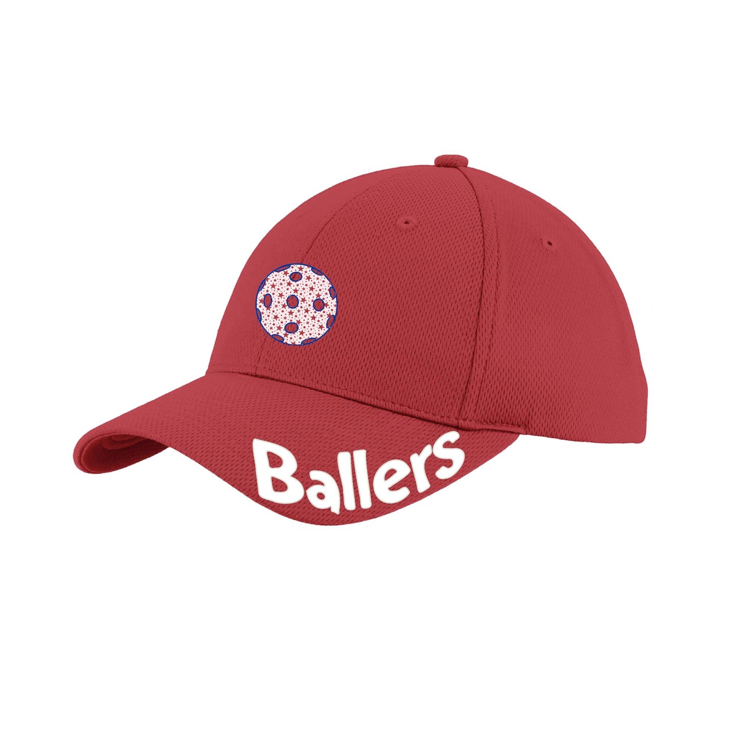 Ballers With Pickleballs (Customizable) | Pickleball Hat | Moisture-Wicking 100% Polyester