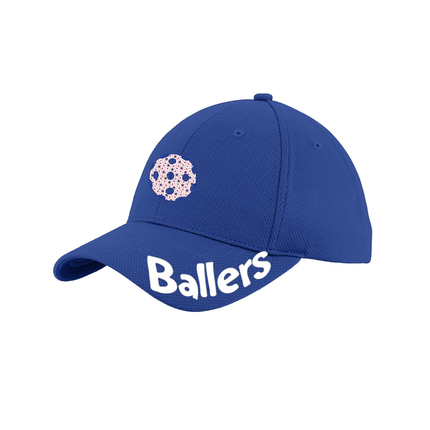 Ballers With Pickleballs (Customizable) | Pickleball Hat | Moisture-Wicking 100% Polyester