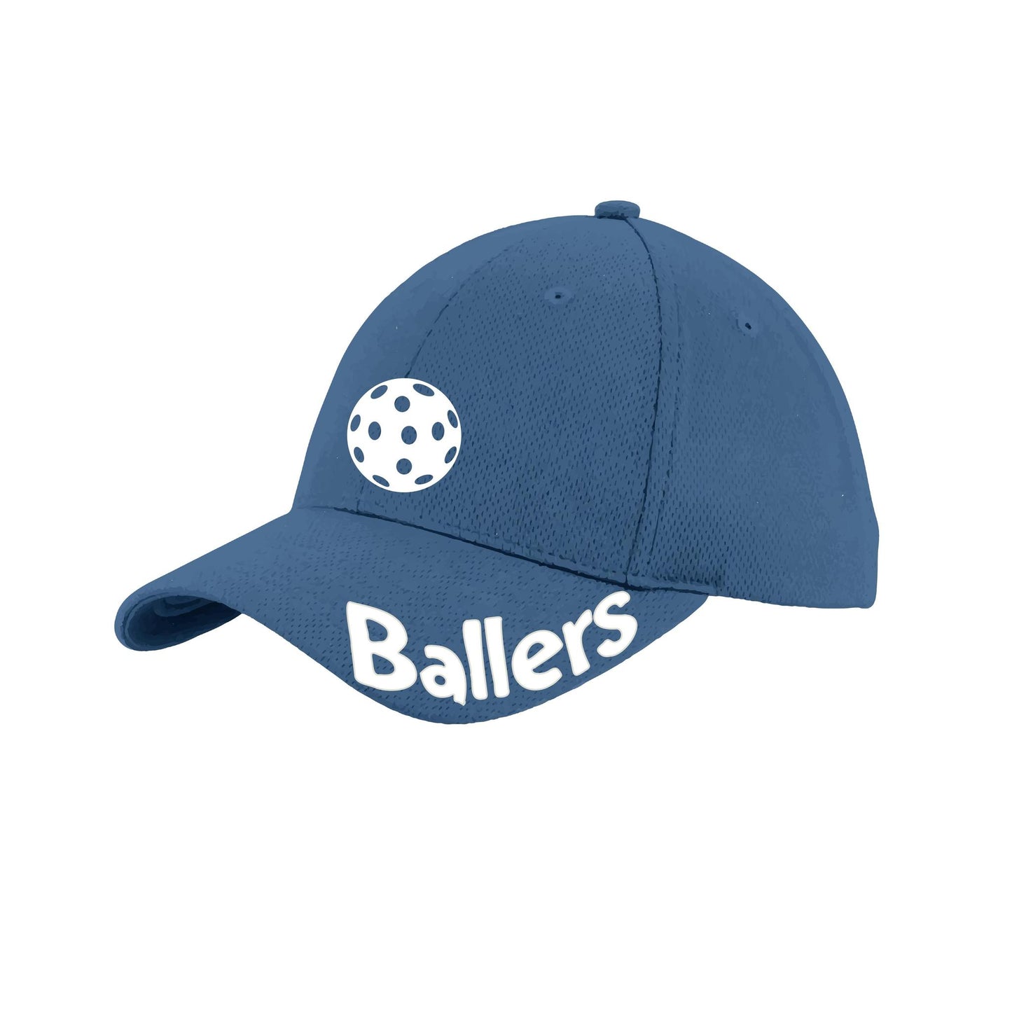 Ballers With Pickleballs (Customizable) | Pickleball Hat | Moisture-Wicking 100% Polyester