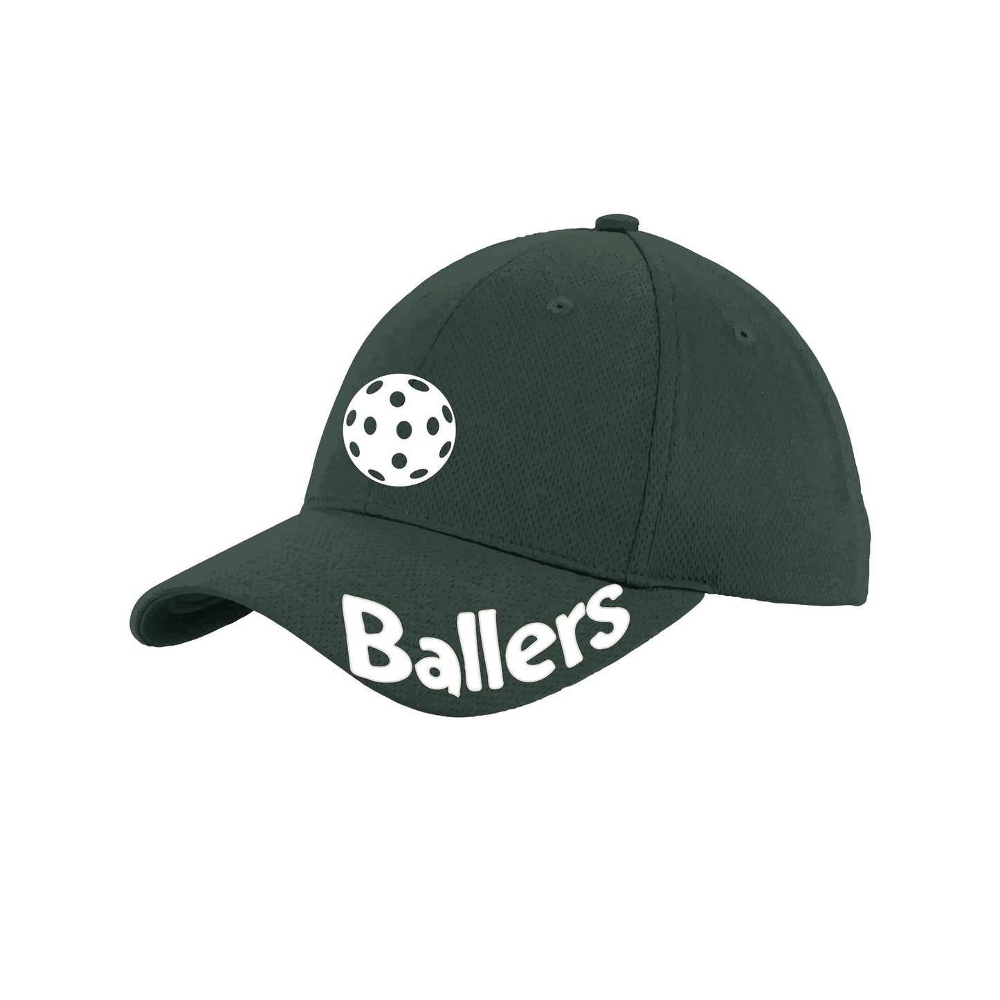 Ballers With Pickleballs (Customizable) | Pickleball Hat | Moisture-Wicking 100% Polyester