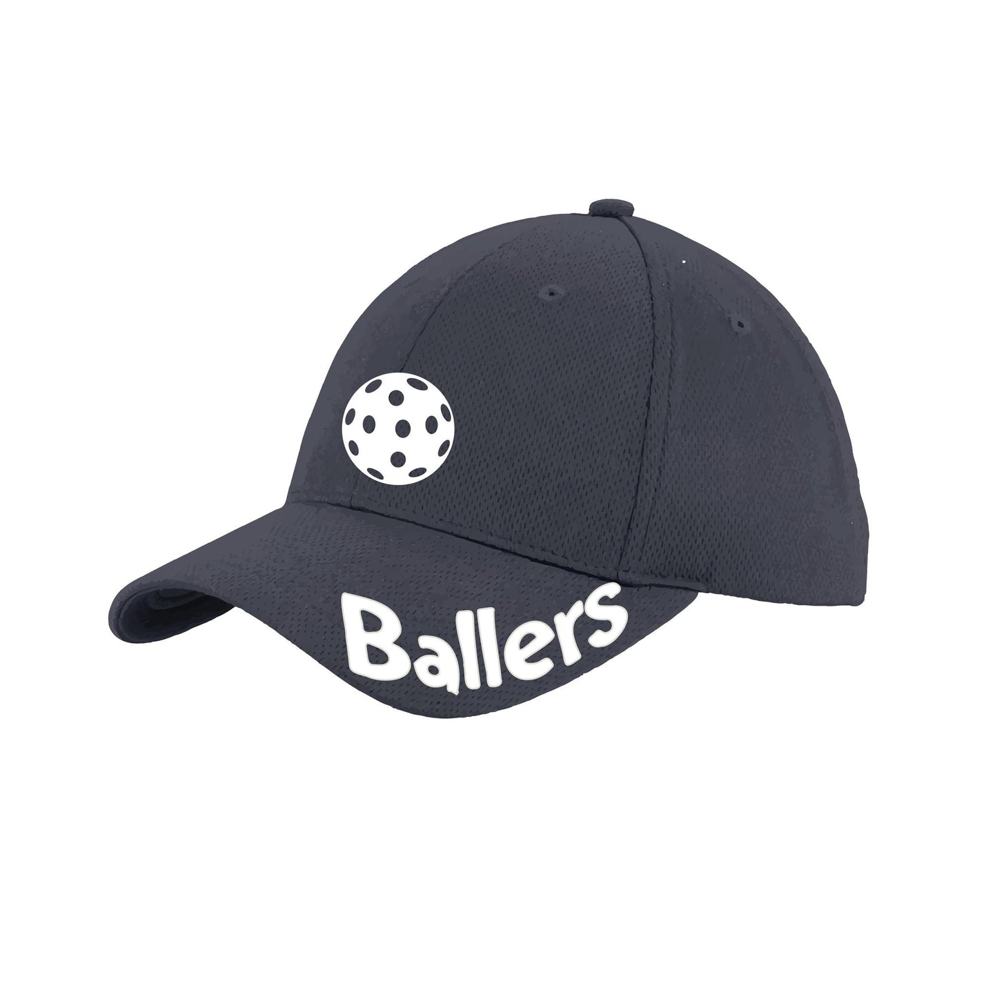 Ballers With Pickleballs (Customizable) | Pickleball Hat | Moisture-Wicking 100% Polyester