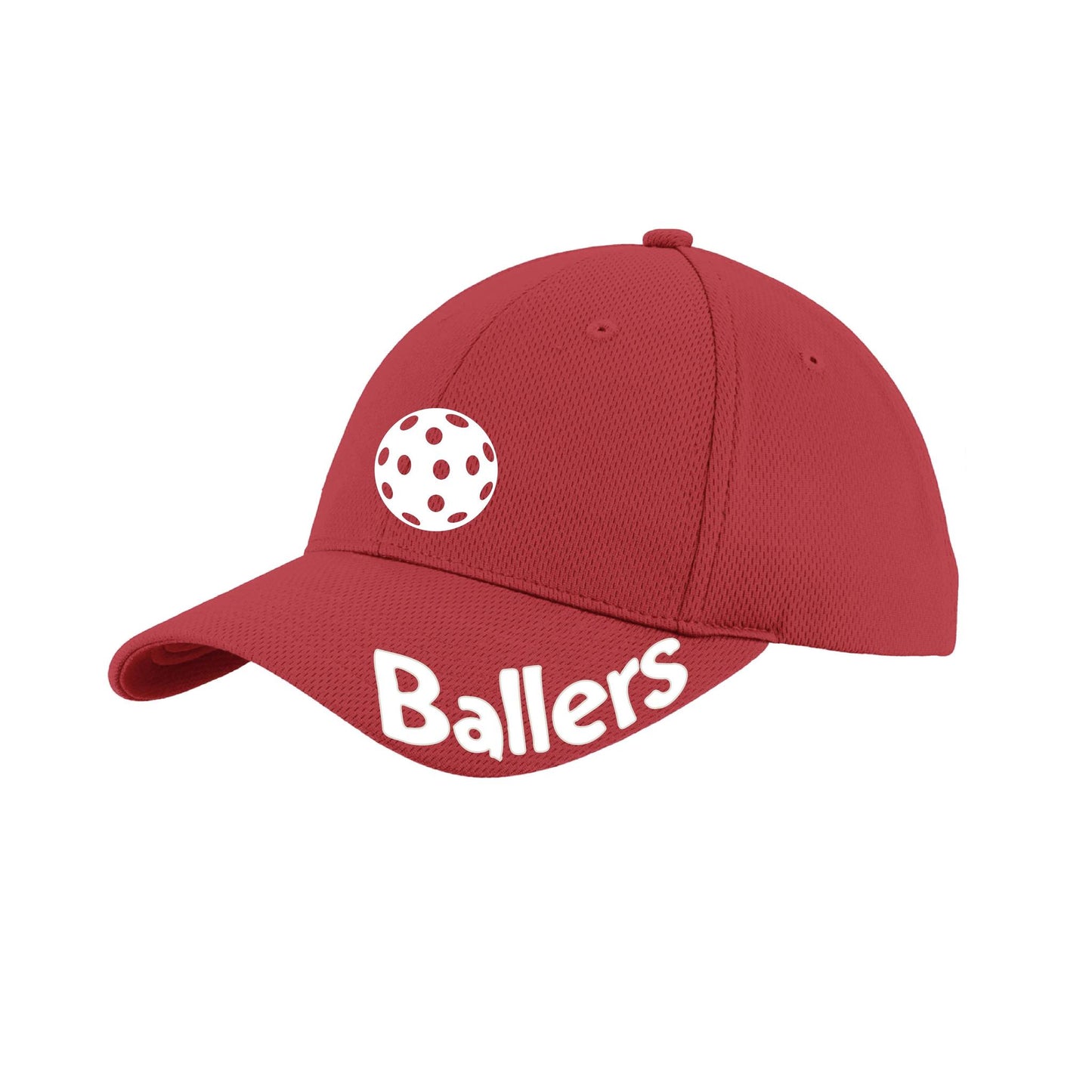 Ballers With Pickleballs (Customizable) | Pickleball Hat | Moisture-Wicking 100% Polyester