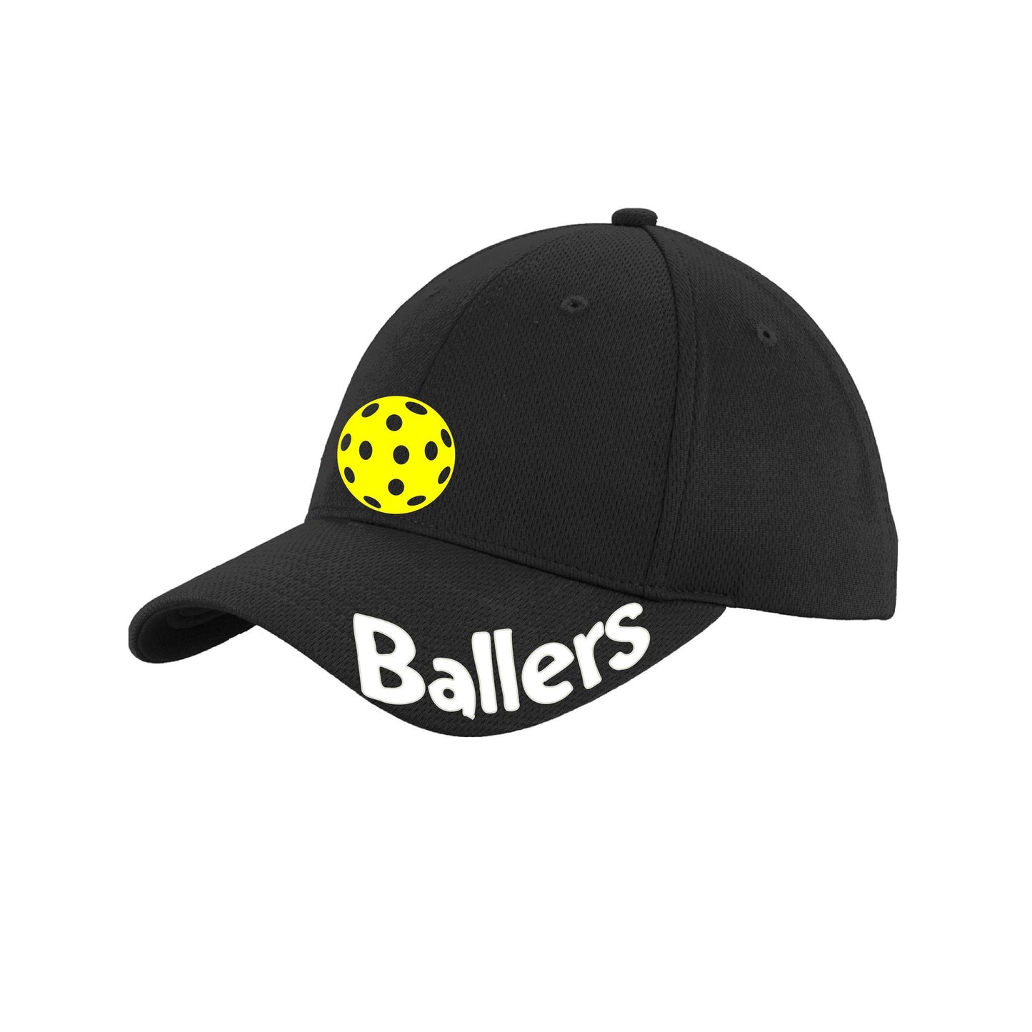 Ballers With Pickleballs (Customizable) | Pickleball Hat | Moisture-Wicking 100% Polyester