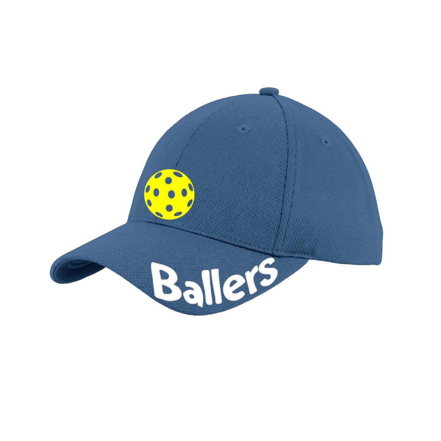 Ballers With Pickleballs (Customizable) | Pickleball Hat | Moisture-Wicking 100% Polyester
