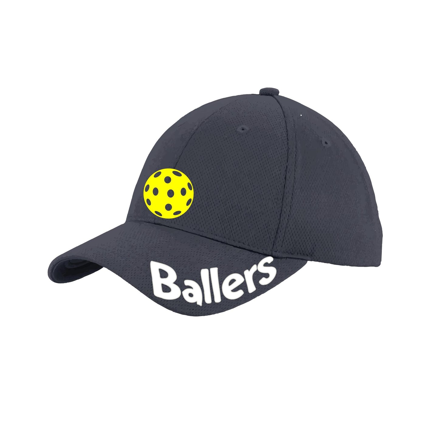 Ballers With Pickleballs (Customizable) | Pickleball Hat | Moisture-Wicking 100% Polyester