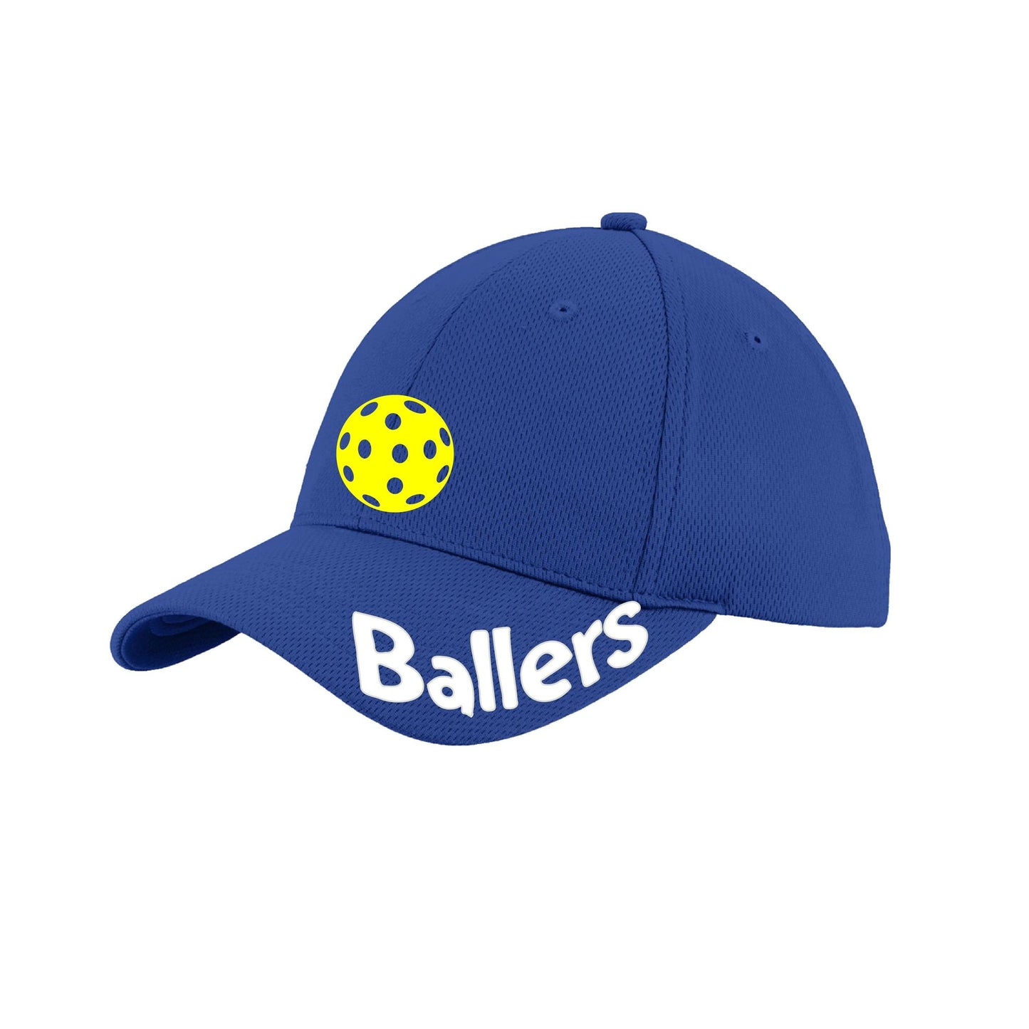 Ballers With Pickleballs (Customizable) | Pickleball Hat | Moisture-Wicking 100% Polyester