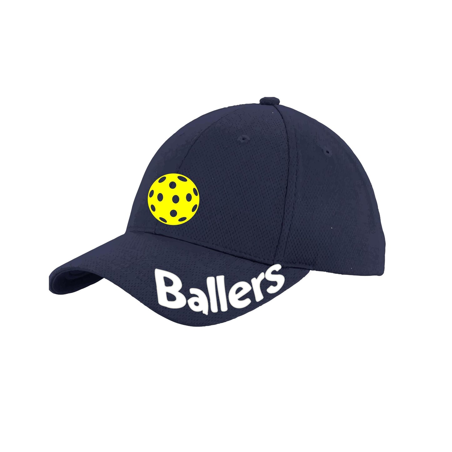 Ballers With Pickleballs (Customizable) | Pickleball Hat | Moisture-Wicking 100% Polyester
