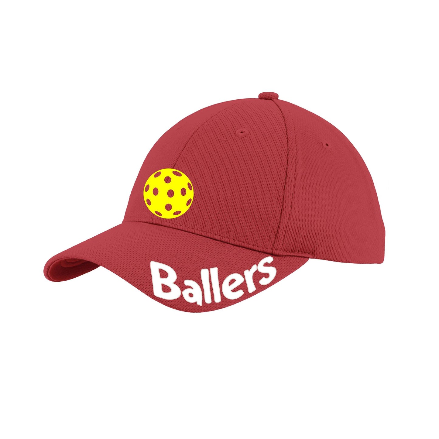 Ballers With Pickleballs (Customizable) | Pickleball Hat | Moisture-Wicking 100% Polyester