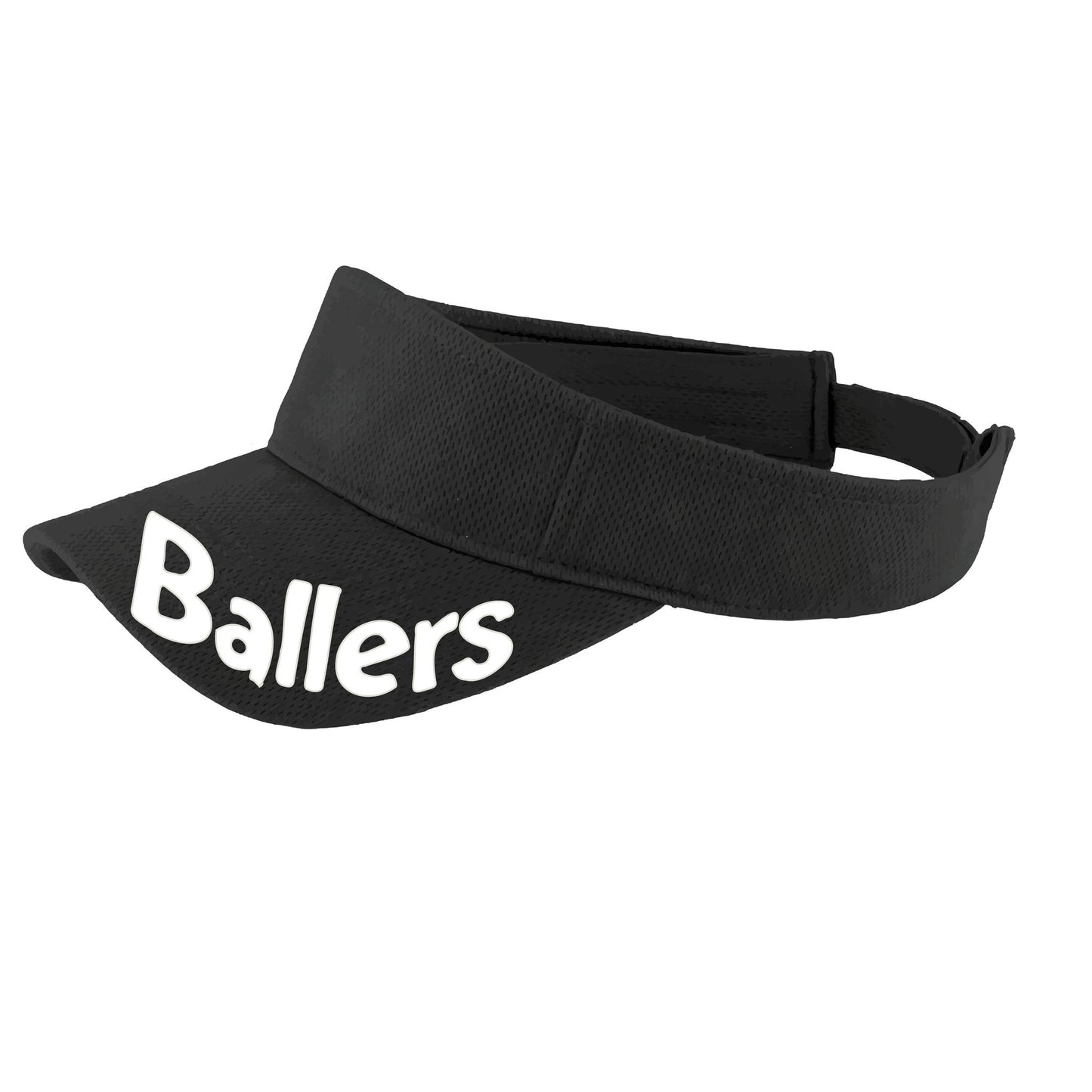 Ballers With Pickleballs (Customizable) | Pickleball Visors | Moisture Wicking 100% Polyester