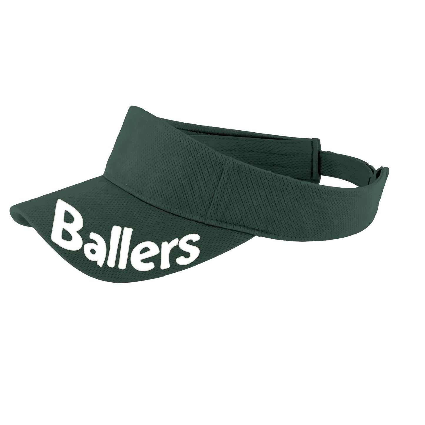 Ballers With Pickleballs (Customizable) | Pickleball Visors | Moisture Wicking 100% Polyester