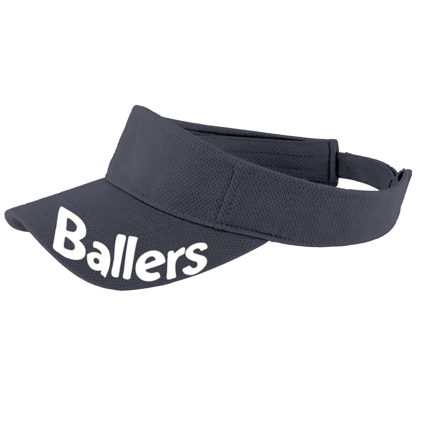 Ballers With Pickleballs (Customizable) | Pickleball Visors | Moisture Wicking 100% Polyester