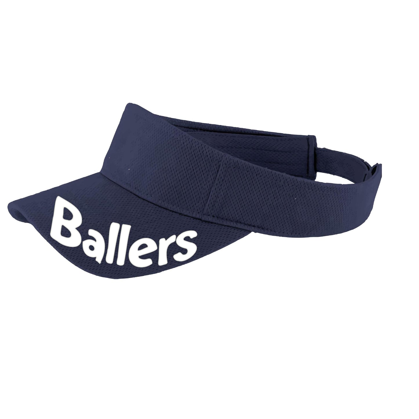 Ballers With Pickleballs (Customizable) | Pickleball Visors | Moisture Wicking 100% Polyester