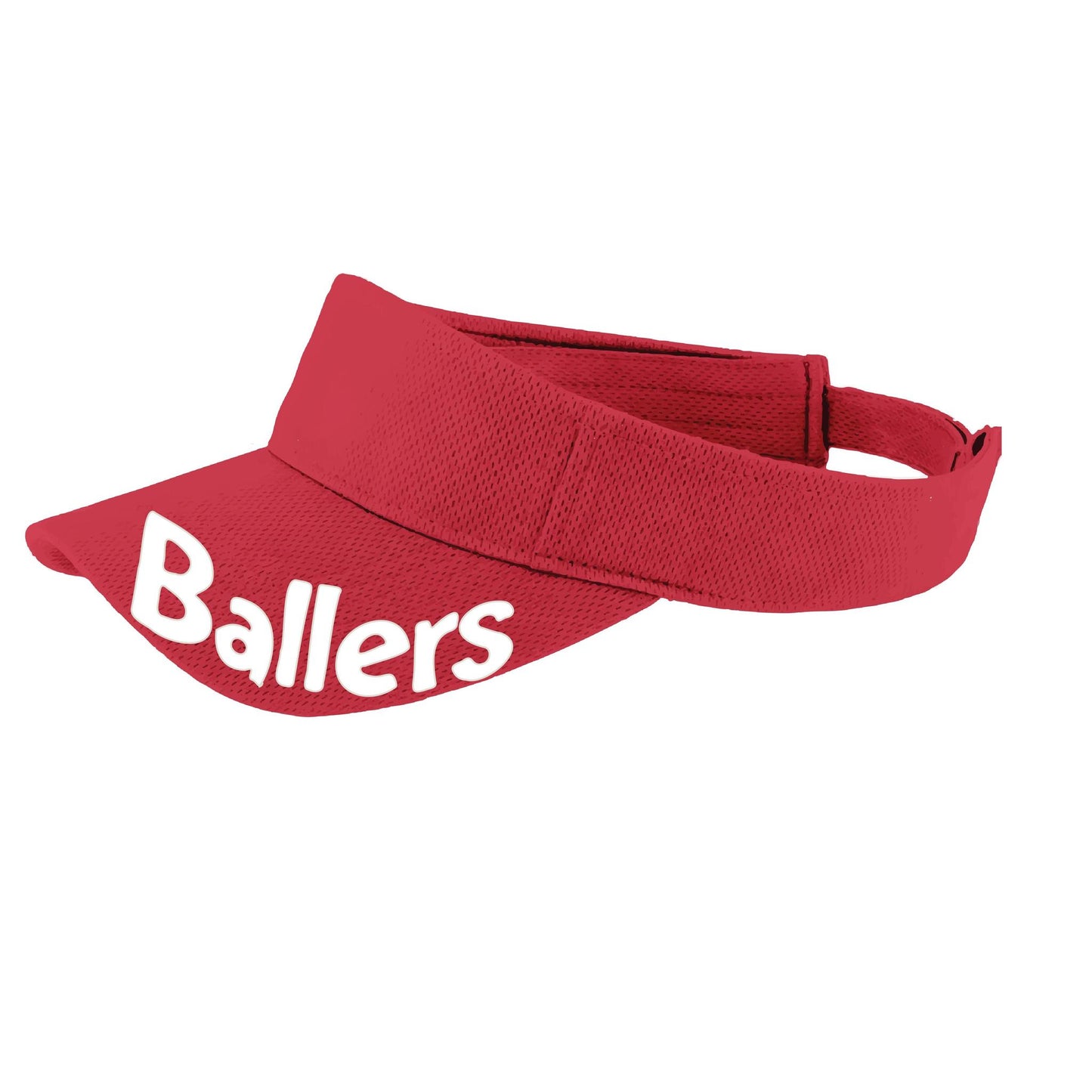 Ballers With Pickleballs (Customizable) | Pickleball Visors | Moisture Wicking 100% Polyester