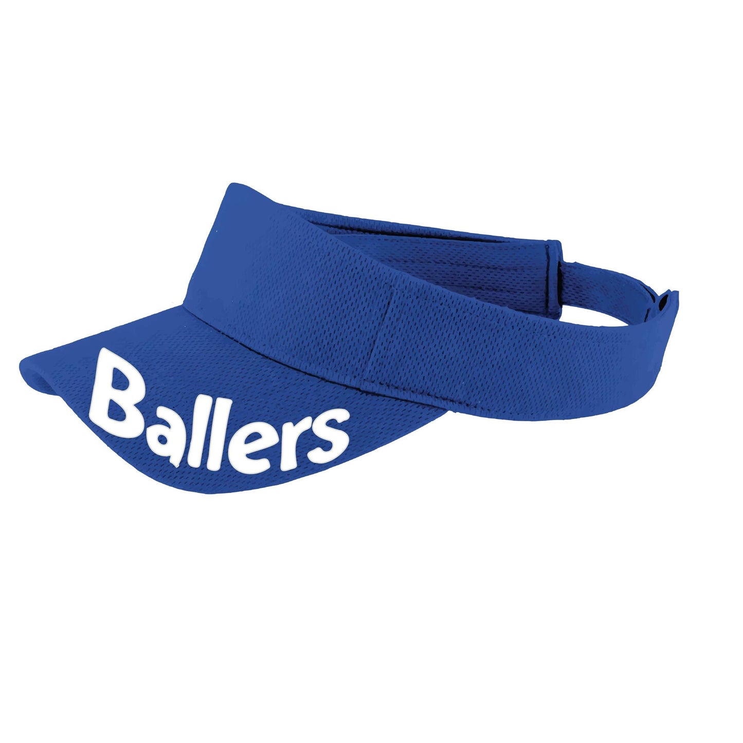 Ballers With Pickleballs (Customizable) | Pickleball Visors | Moisture Wicking 100% Polyester