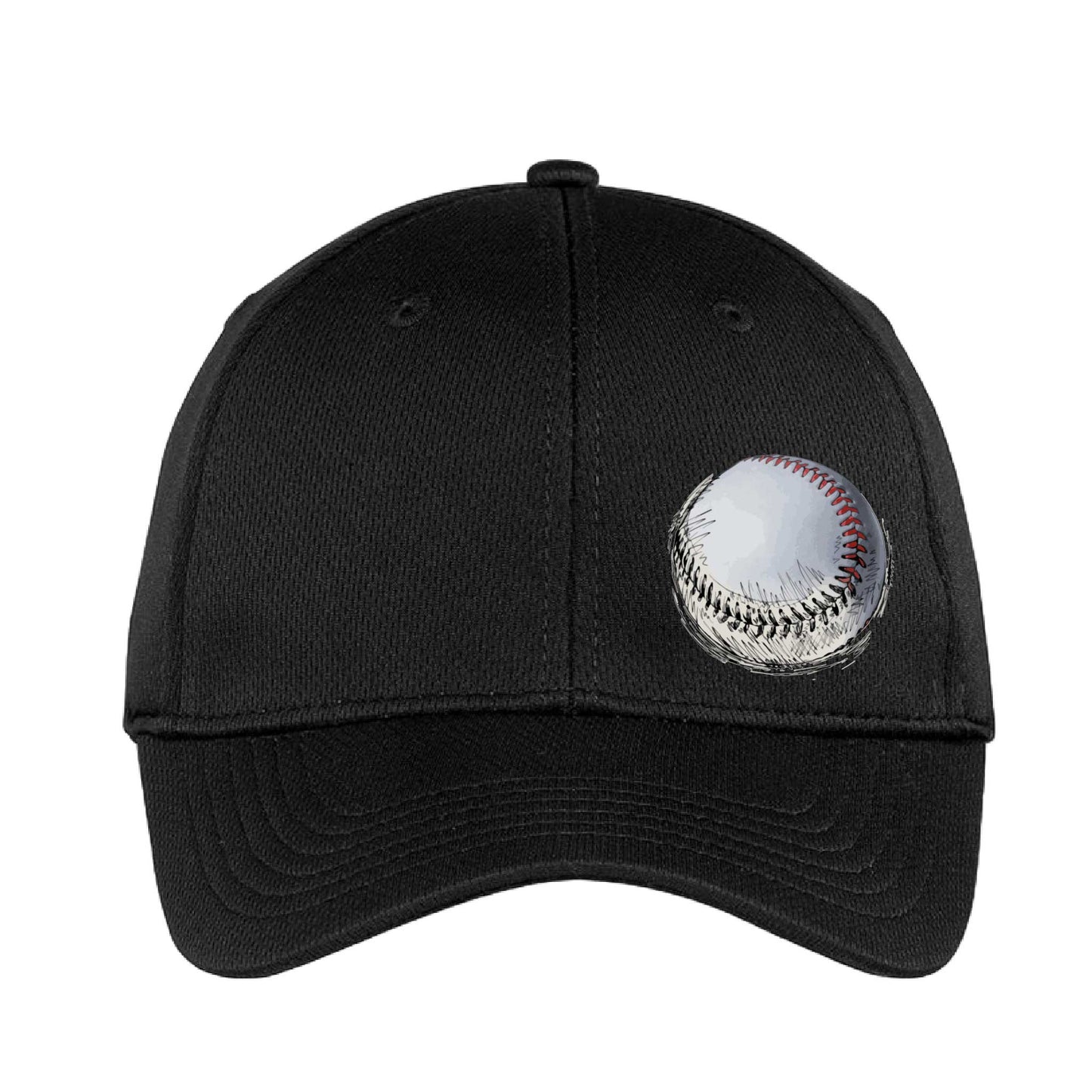 Baseball Sketched | Baseball Hat | Moisture-Wicking 100% Polyester