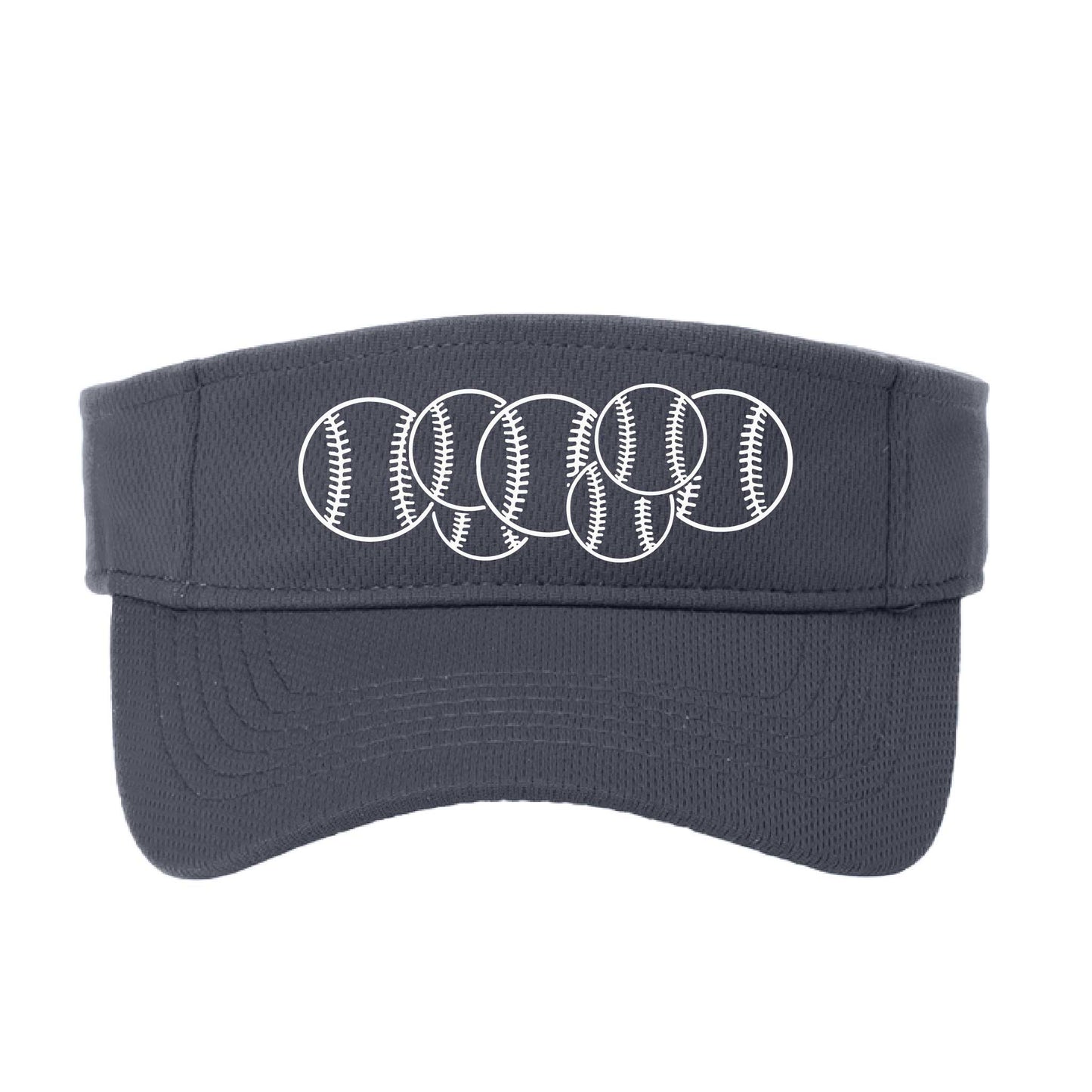 Full Count | Baseball Visors | Moisture Wicking 100% Polyester