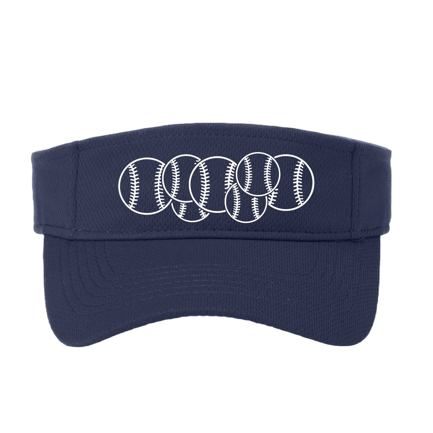 Full Count | Baseball Visors | Moisture Wicking 100% Polyester