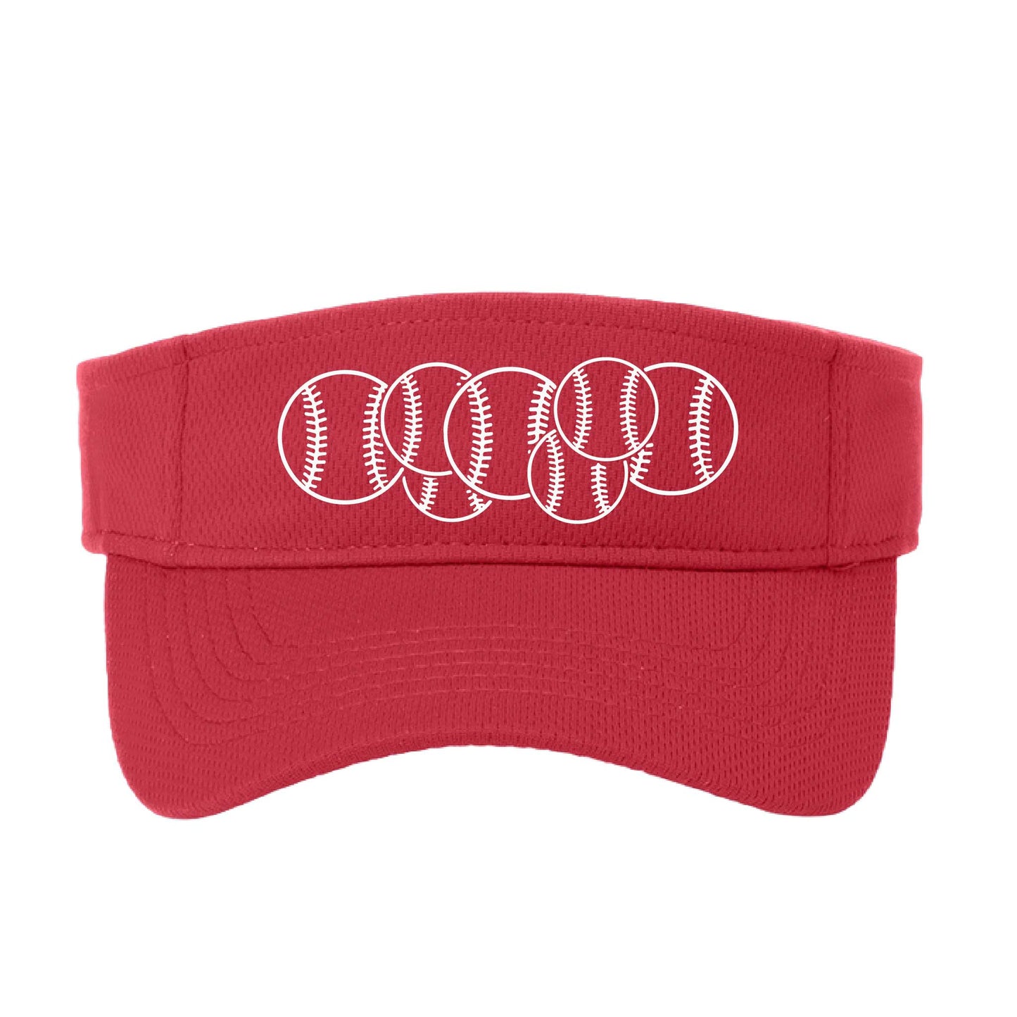 Full Count | Baseball Visors | Moisture Wicking 100% Polyester