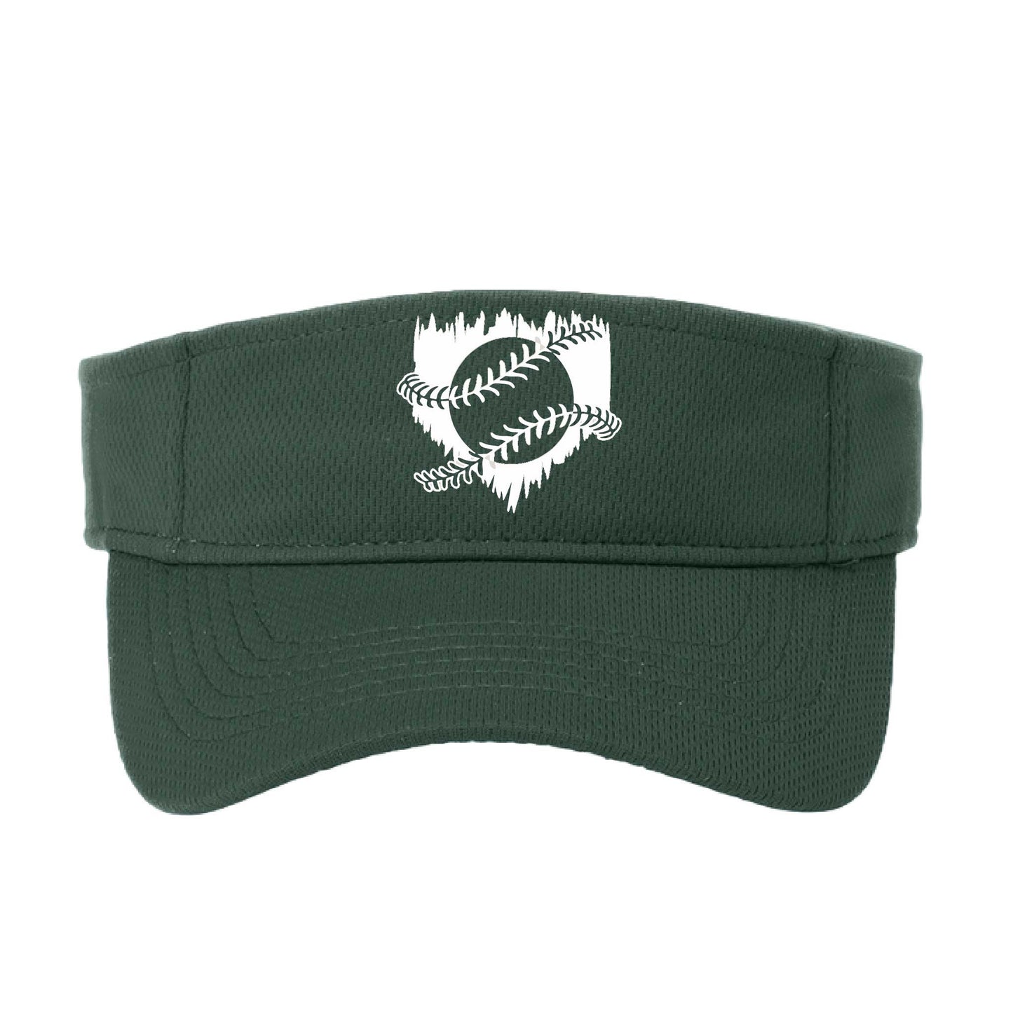 Home Run | Baseball Visors | Moisture Wicking 100% Polyester