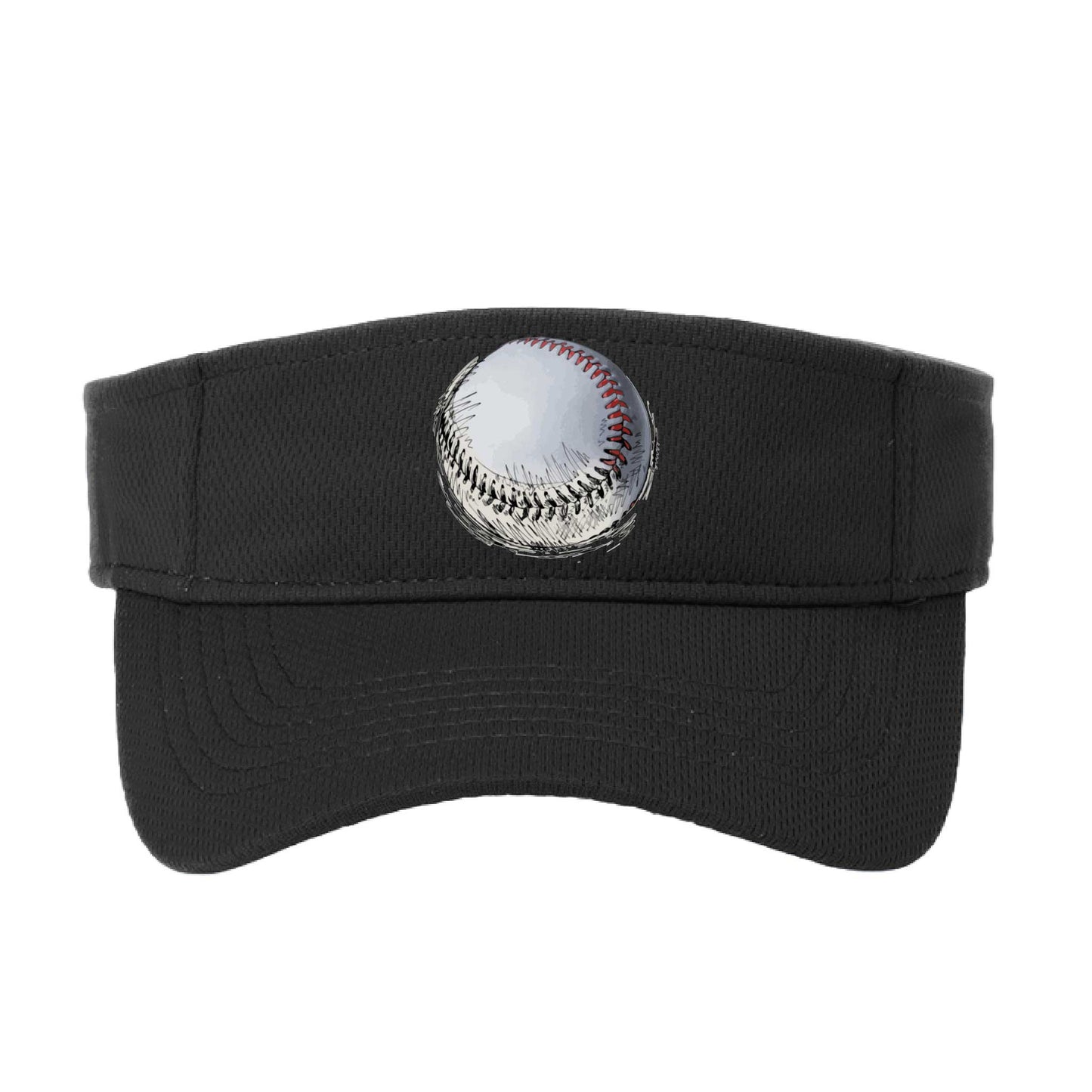Baseball Sketched | Baseball Visors | Moisture Wicking 100% Polyester