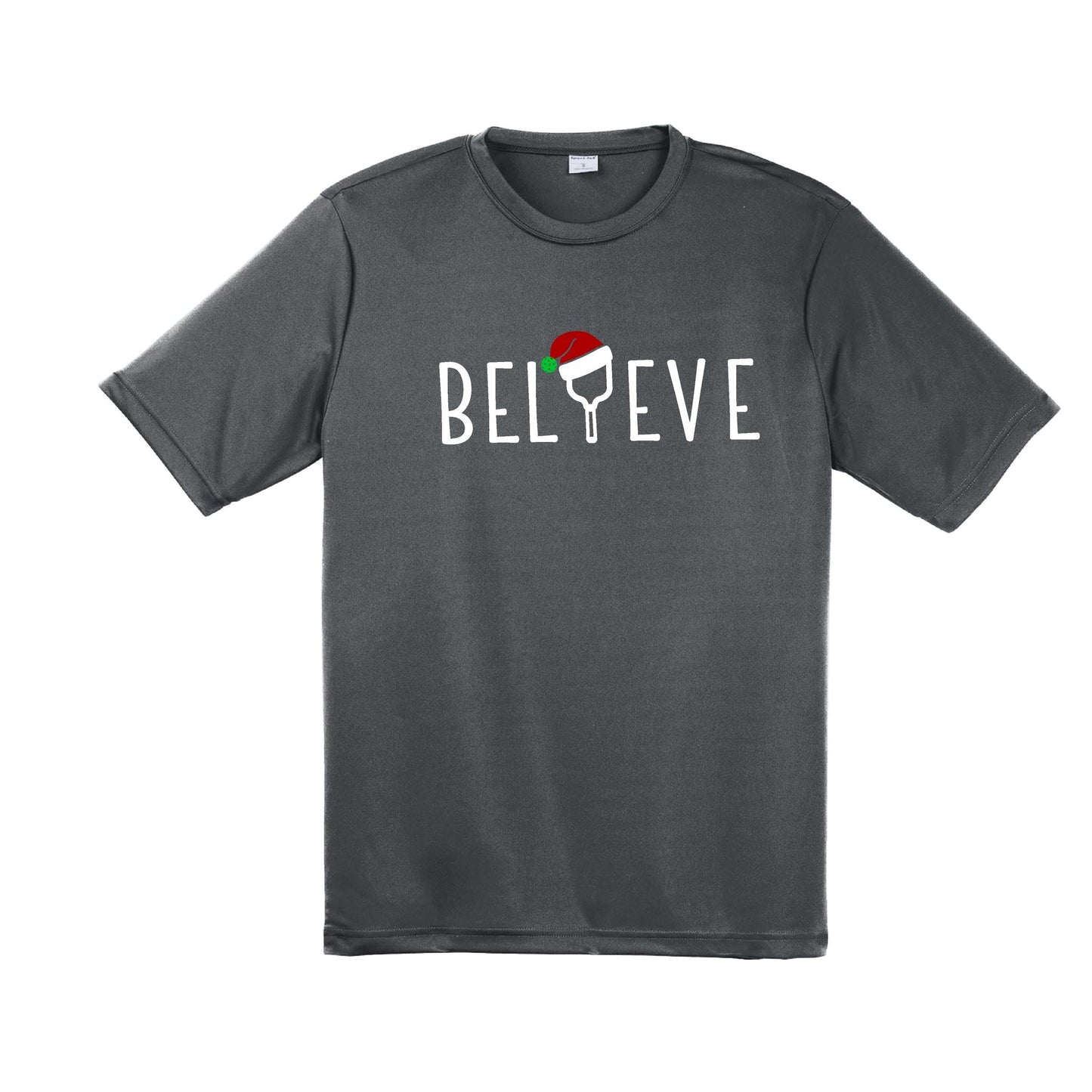 Believe | Men's Short Sleeve Athletic Performance T-Shirt | 100% Polyester