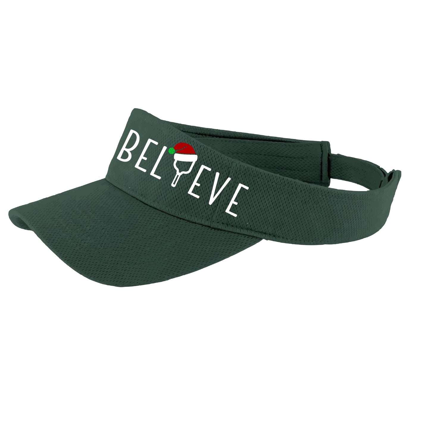 Believe | Pickleball Visors | Moisture Wicking 100% Polyester