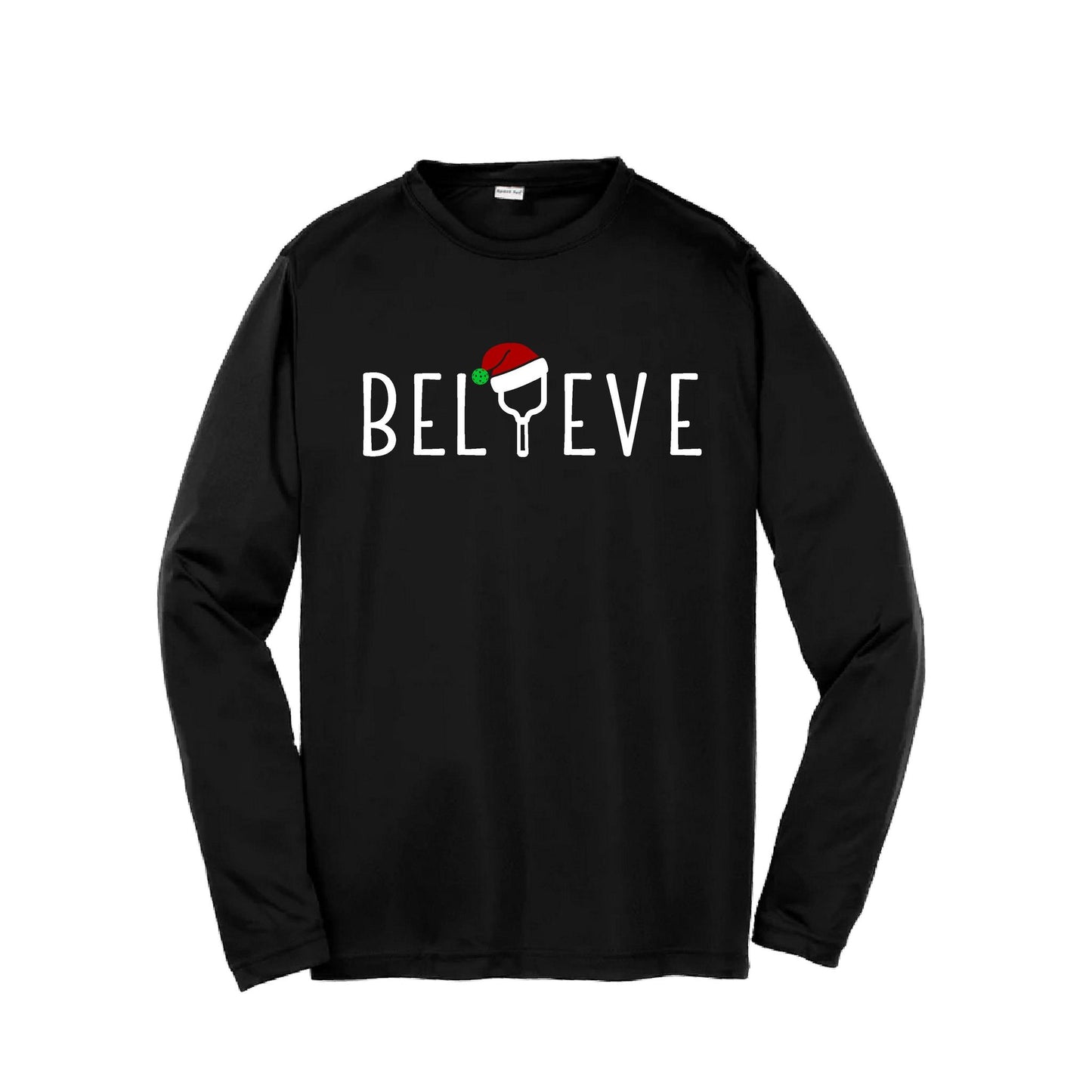 Believe | Youth Long Sleeve Pickleball Performance T-Shirts | 100% Polyester