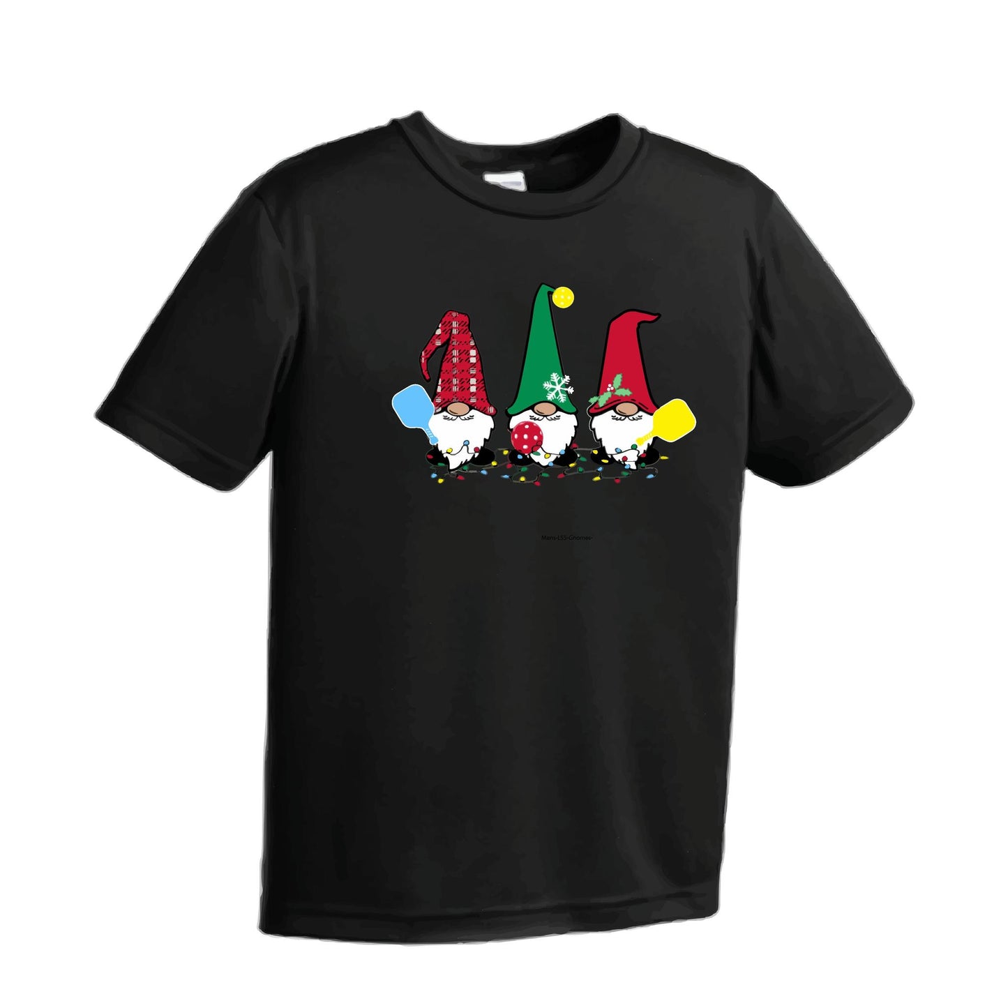 Christmas Gnomes | Men's Short Sleeve Athletic Performance T-Shirt | 100% Polyester