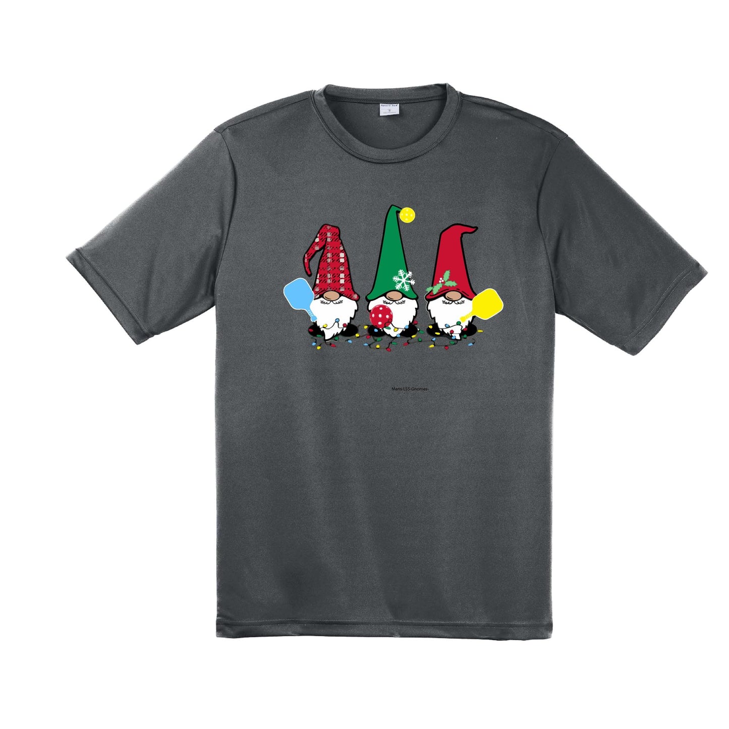 Christmas Gnomes | Men's Short Sleeve Athletic Performance T-Shirt | 100% Polyester