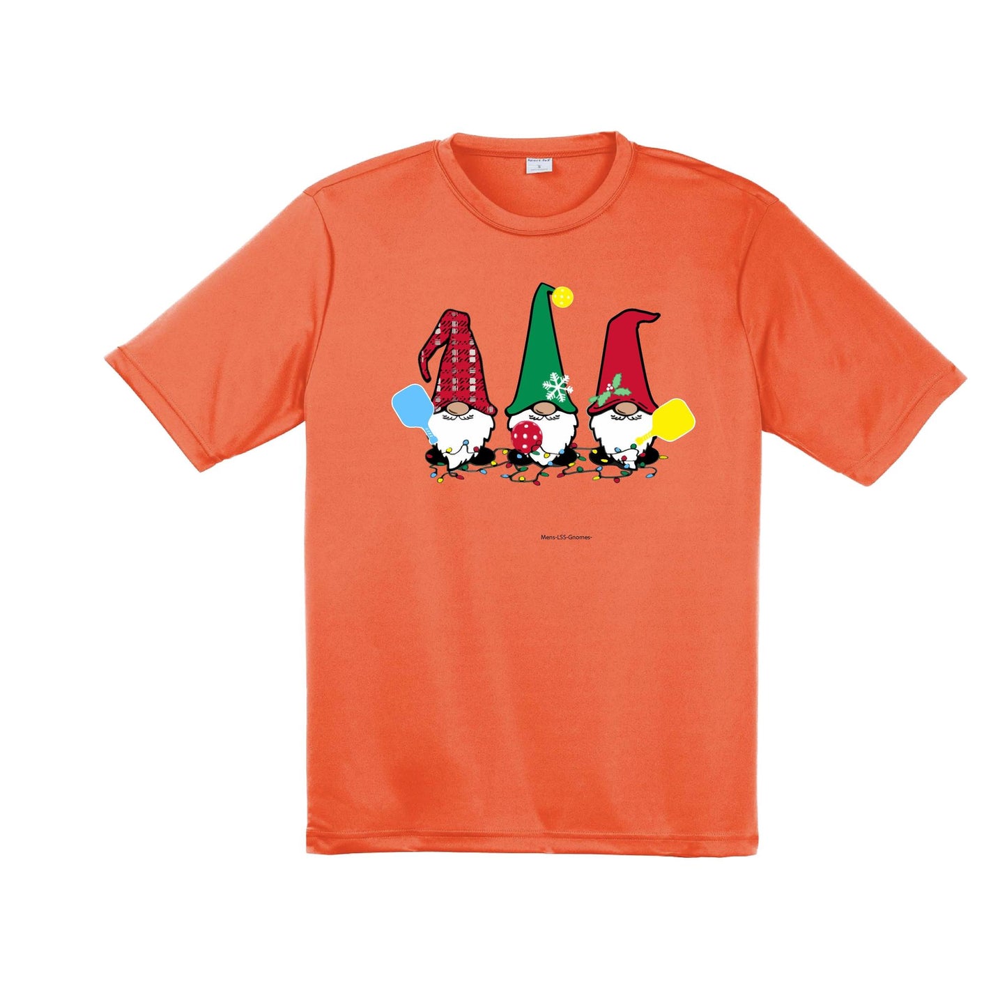 Christmas Gnomes | Men's Short Sleeve Athletic Performance T-Shirt | 100% Polyester