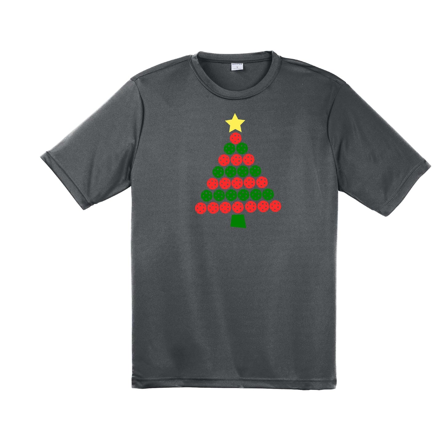 Christmas Tree | Men's Short Sleeve Athletic Performance T-Shirt | 100% Polyester