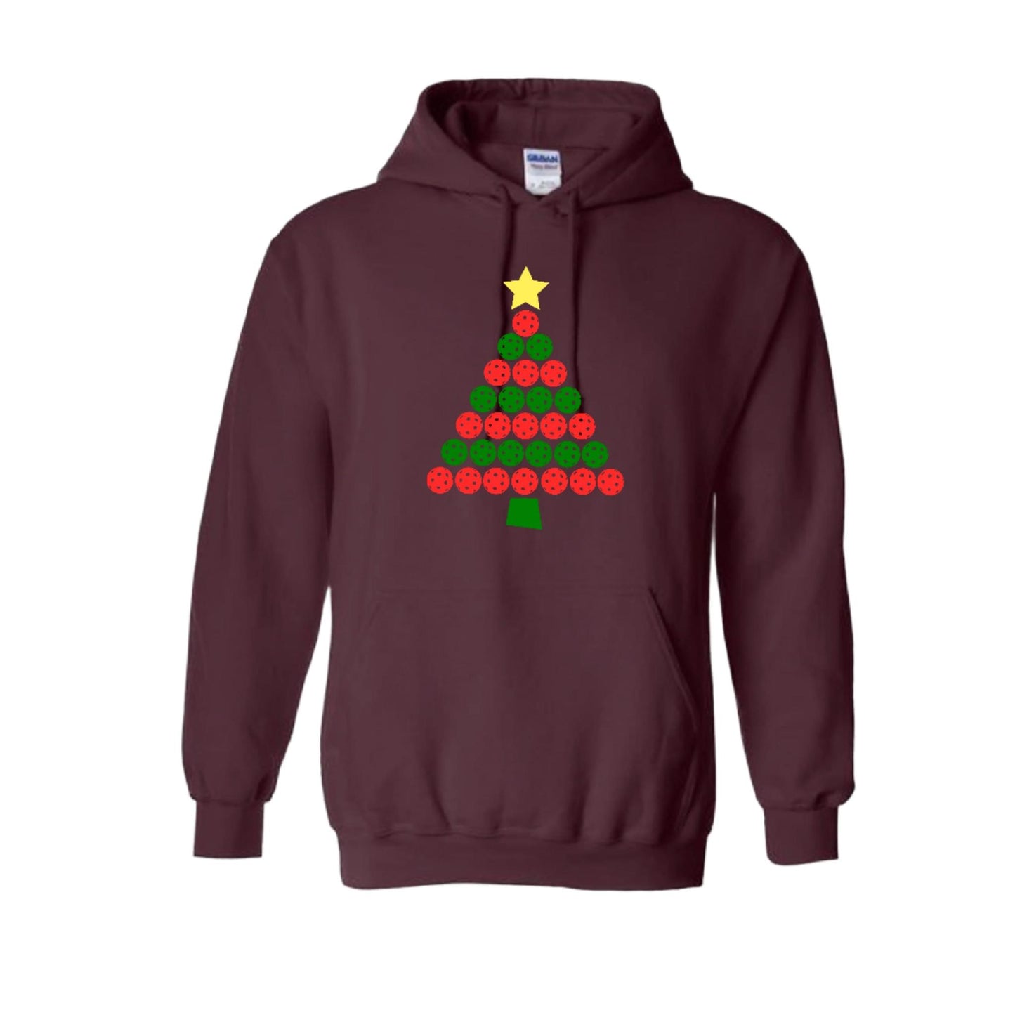 Christmas Tree | Unisex Hoodie Athletic Sweatshirt | 50% Cotton/50% Polyester