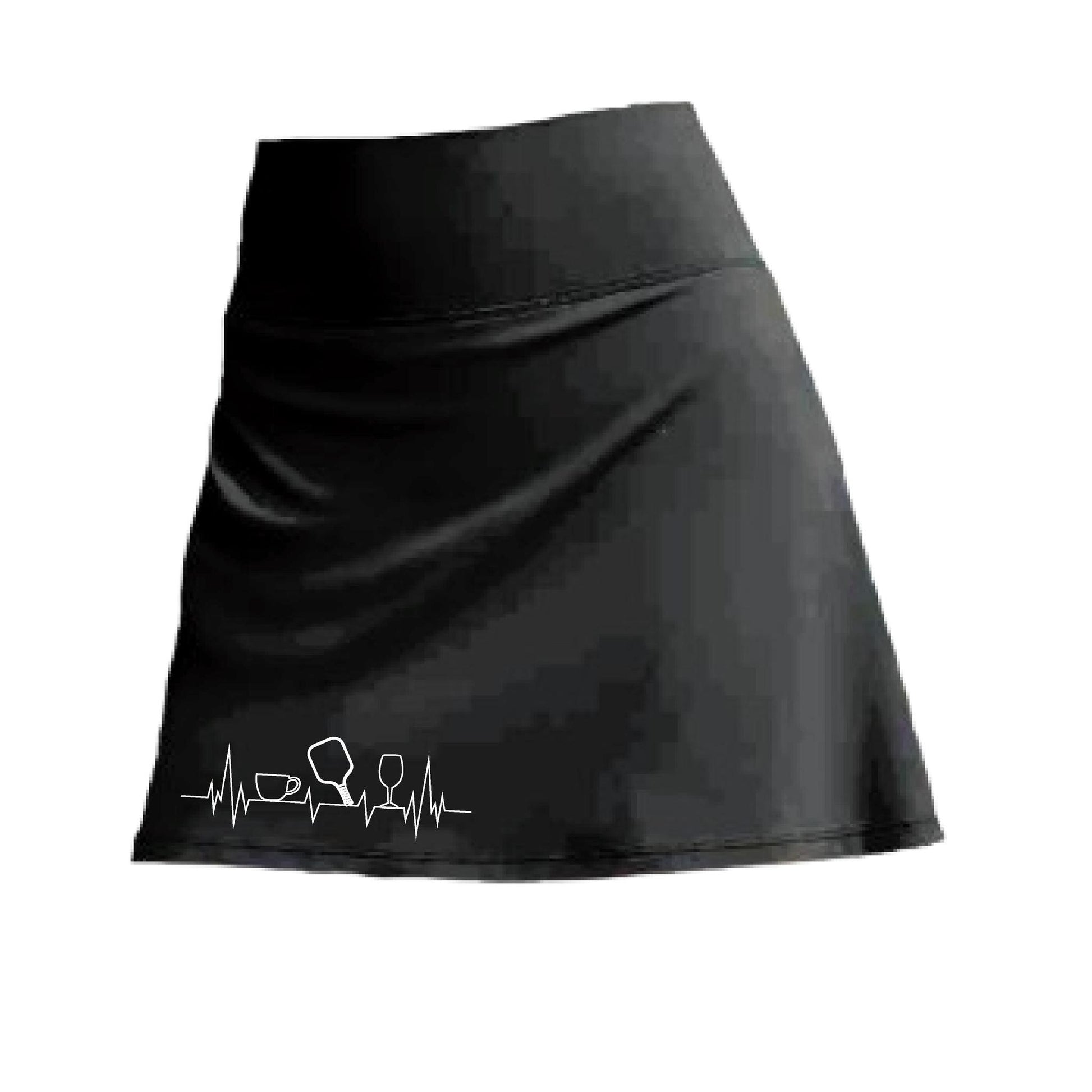 Customizable Two Skorts Set (Black & Grey) | Pickleball Women’s Skorts | High-Performance Skorts with Shorts and Pockets