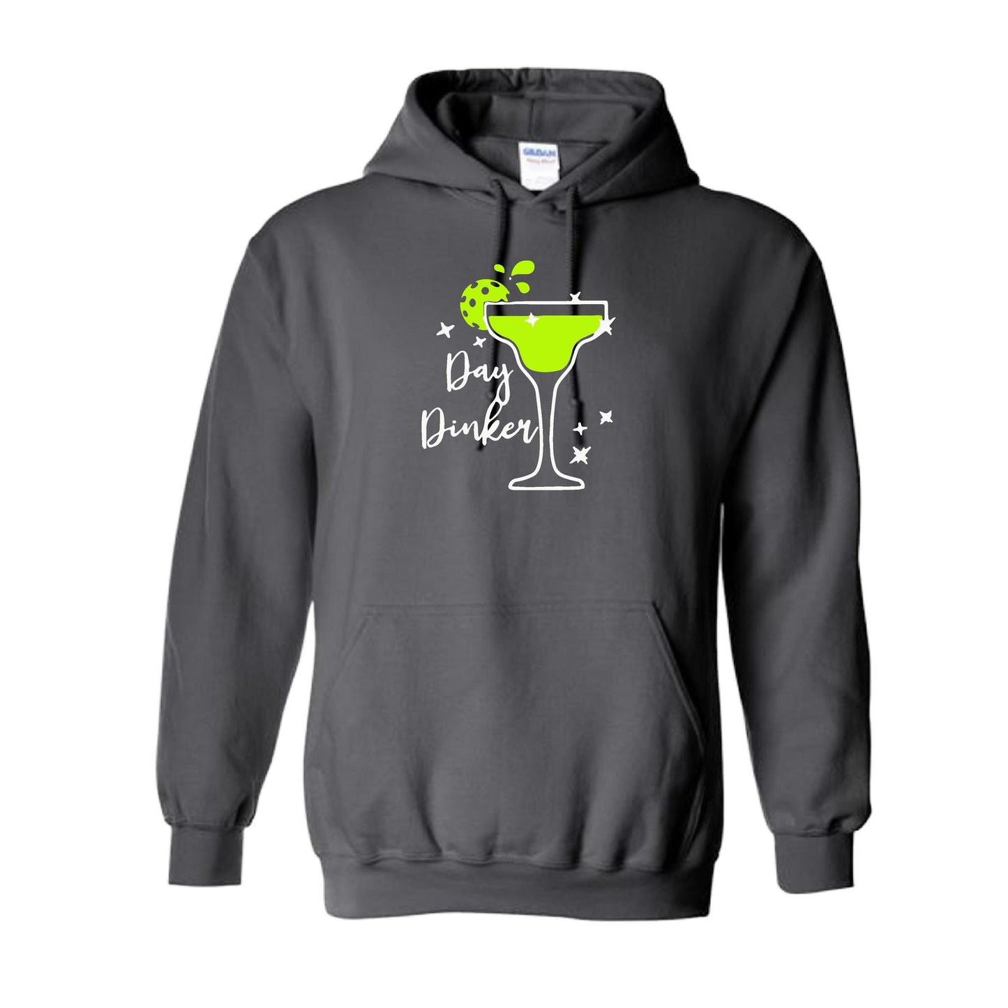 Day Dinker Pickleball Lime | Unisex Hoodie Athletic Sweatshirt | 50% Cotton/50% Polyester