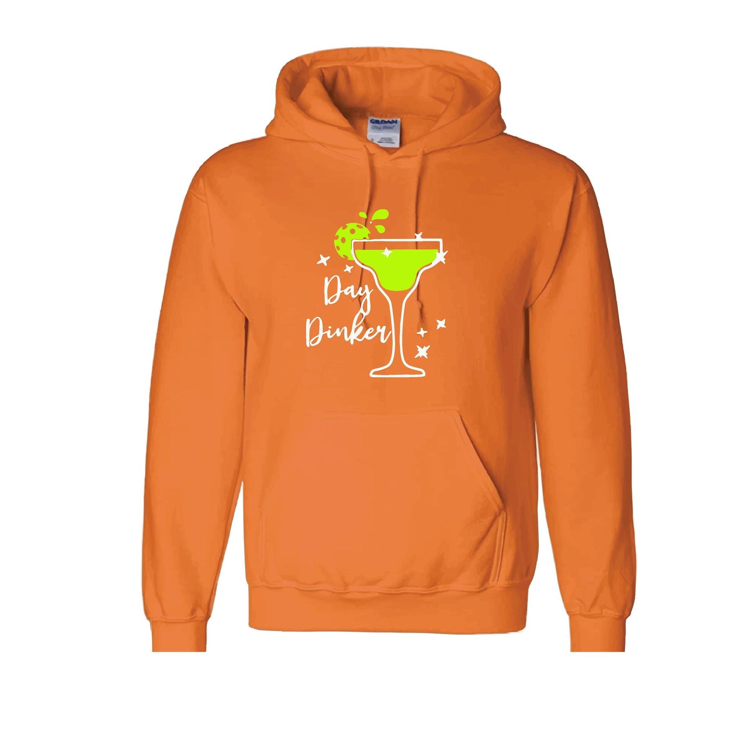 Day Dinker Pickleball Lime | Unisex Hoodie Athletic Sweatshirt | 50% Cotton/50% Polyester