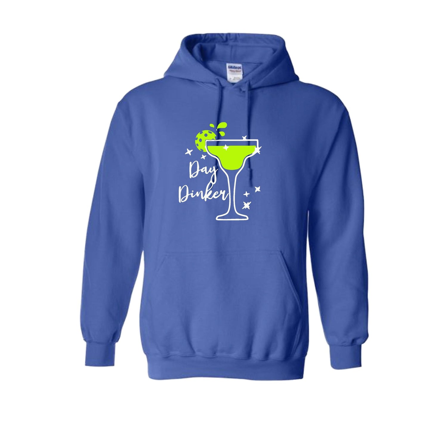 Day Dinker Pickleball Lime | Unisex Hoodie Athletic Sweatshirt | 50% Cotton/50% Polyester
