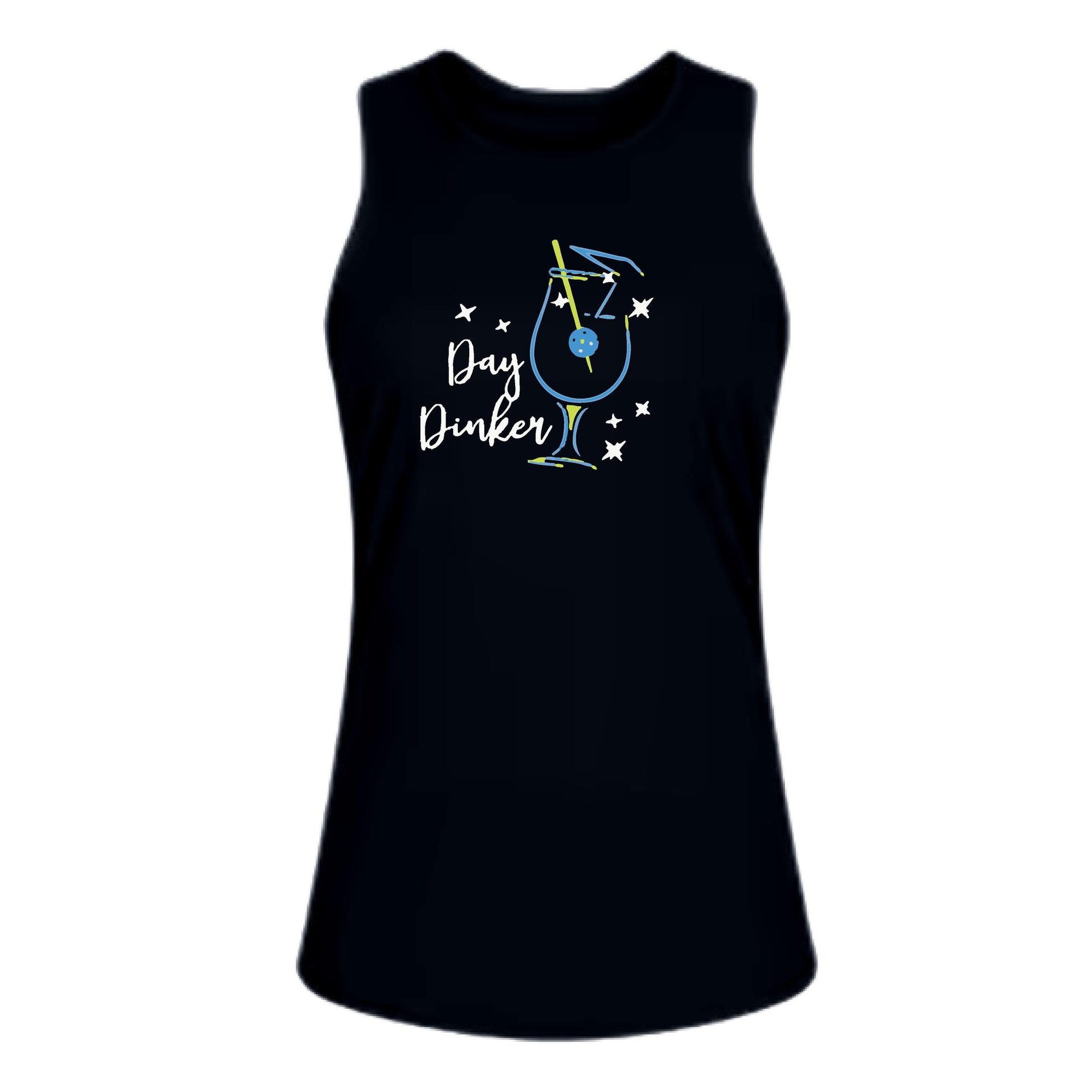 Day Dinker Pickleball Olive | Women's Split Back or Tied Back Pickleball Tank | 80/20 Nylon Spandex Mix