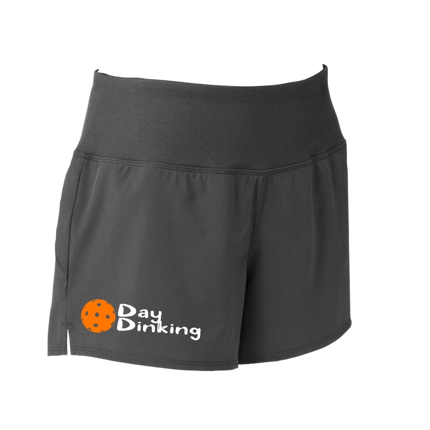 Day Dinking (Pickleball Colors Cyan Green Orange Pink Stars) | Women's Pickleball Shorts
