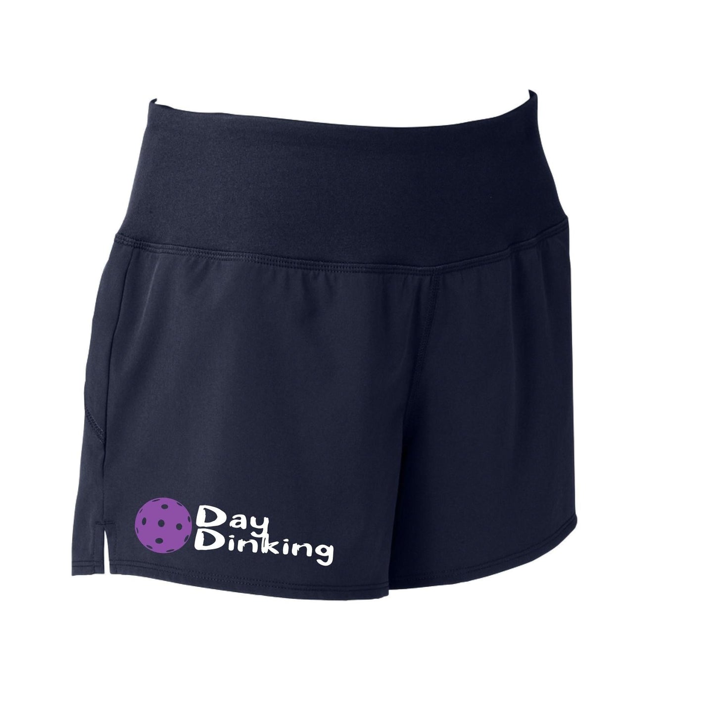 Day Dinking (Pickleball Colors Purple Rainbow White Yellow Red) | Women's Pickleball Shorts