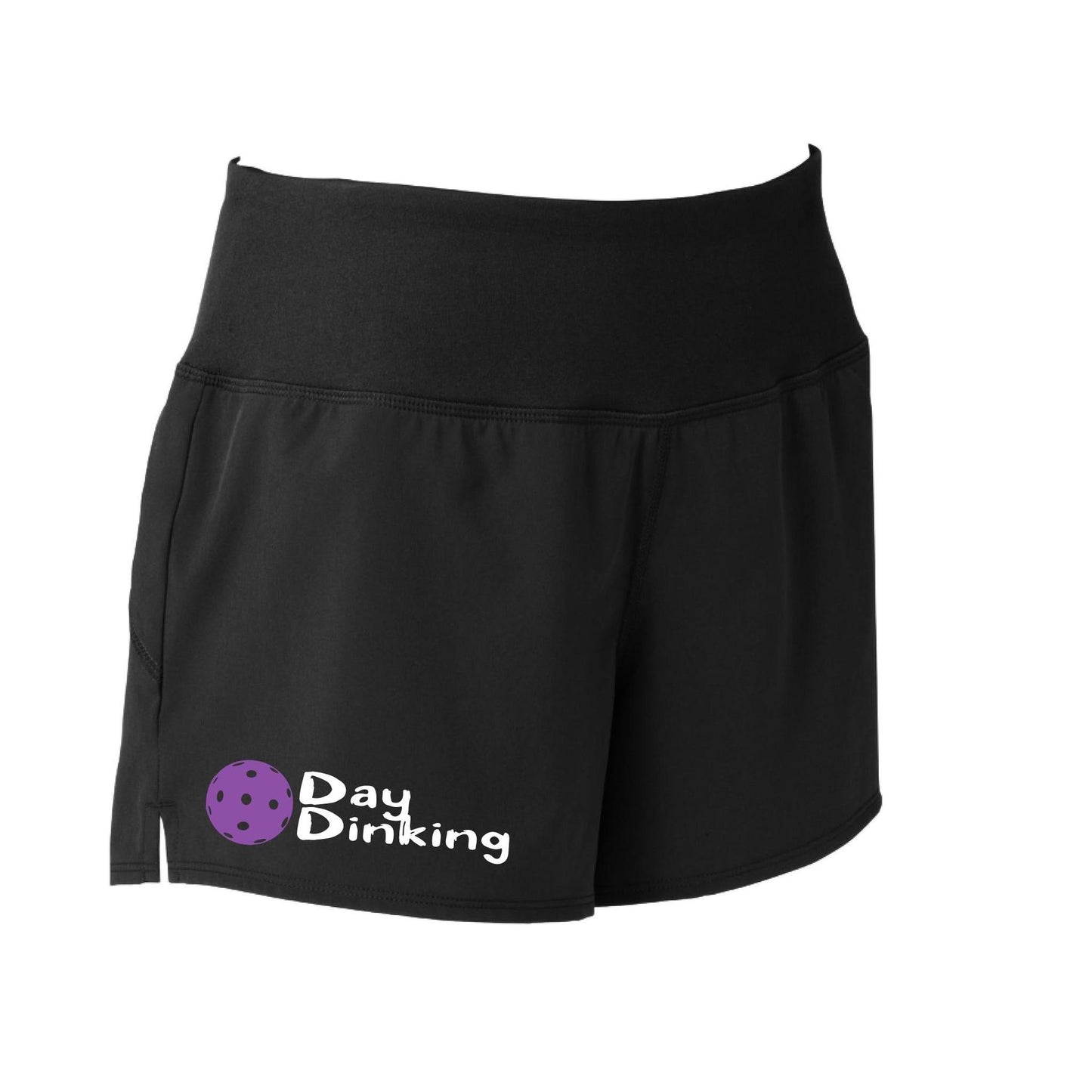 Day Dinking (Pickleball Colors Purple Rainbow White Yellow Red) | Women's Pickleball Shorts