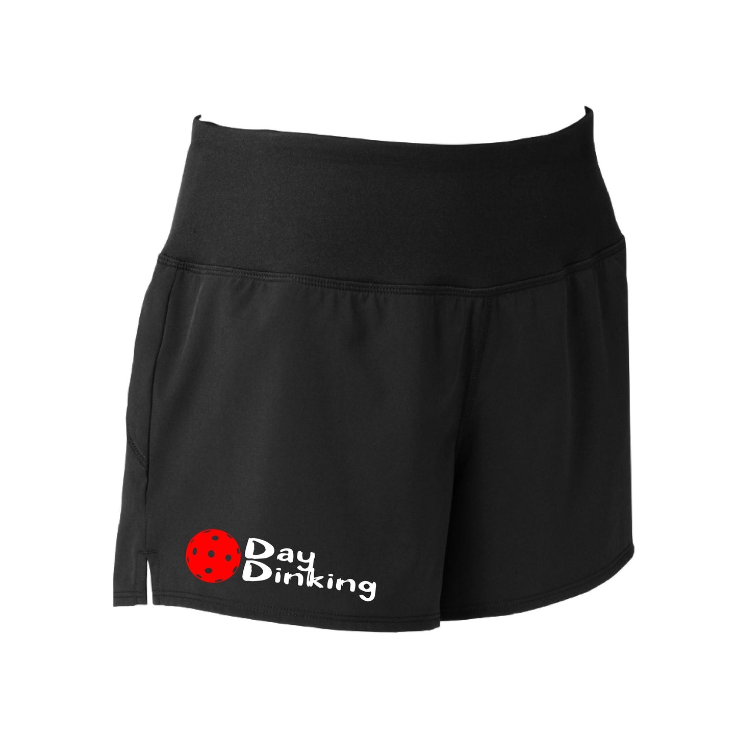 Day Dinking (Pickleball Colors Purple Rainbow White Yellow Red) | Women's Pickleball Shorts