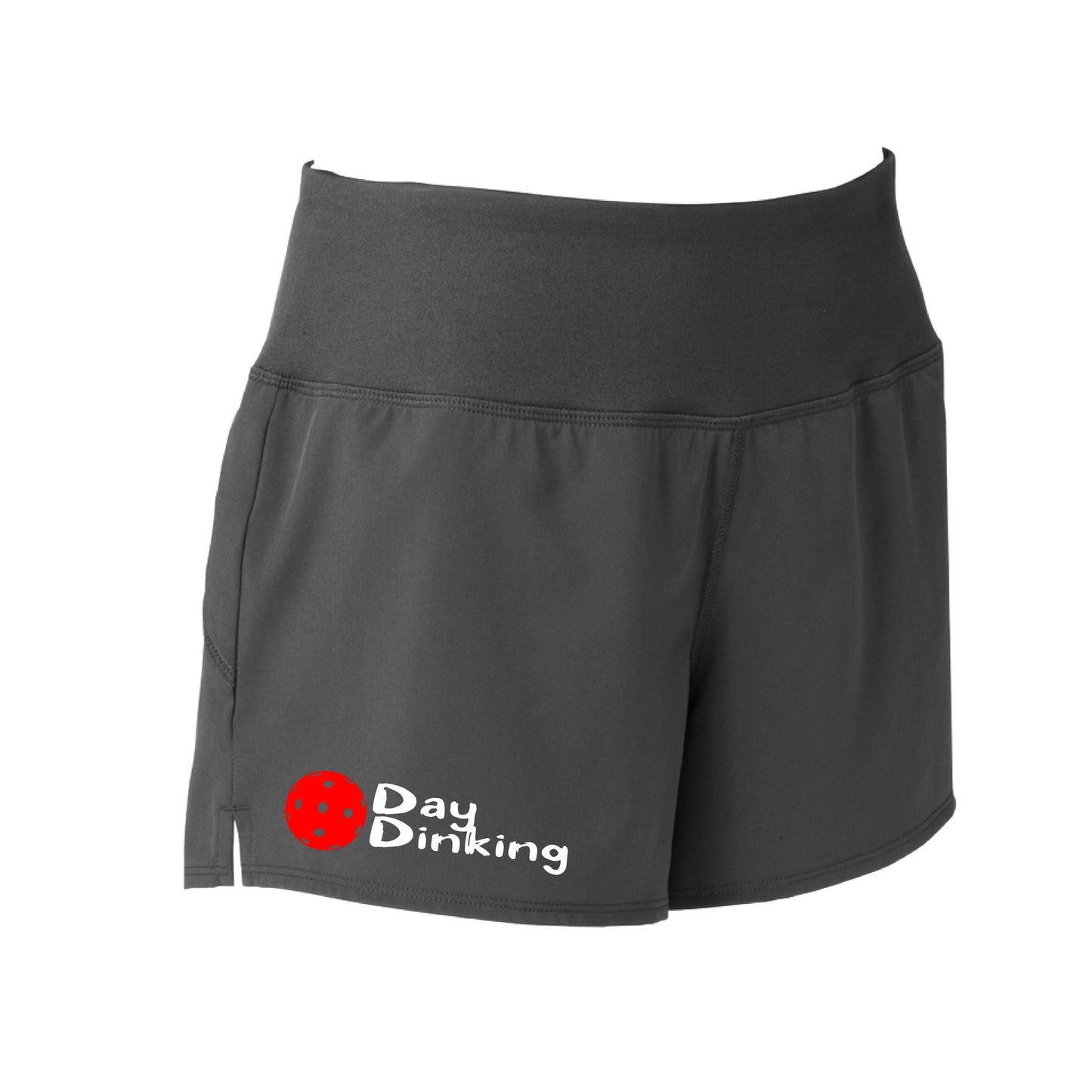 Day Dinking (Pickleball Colors Purple Rainbow White Yellow Red) | Women's Pickleball Shorts